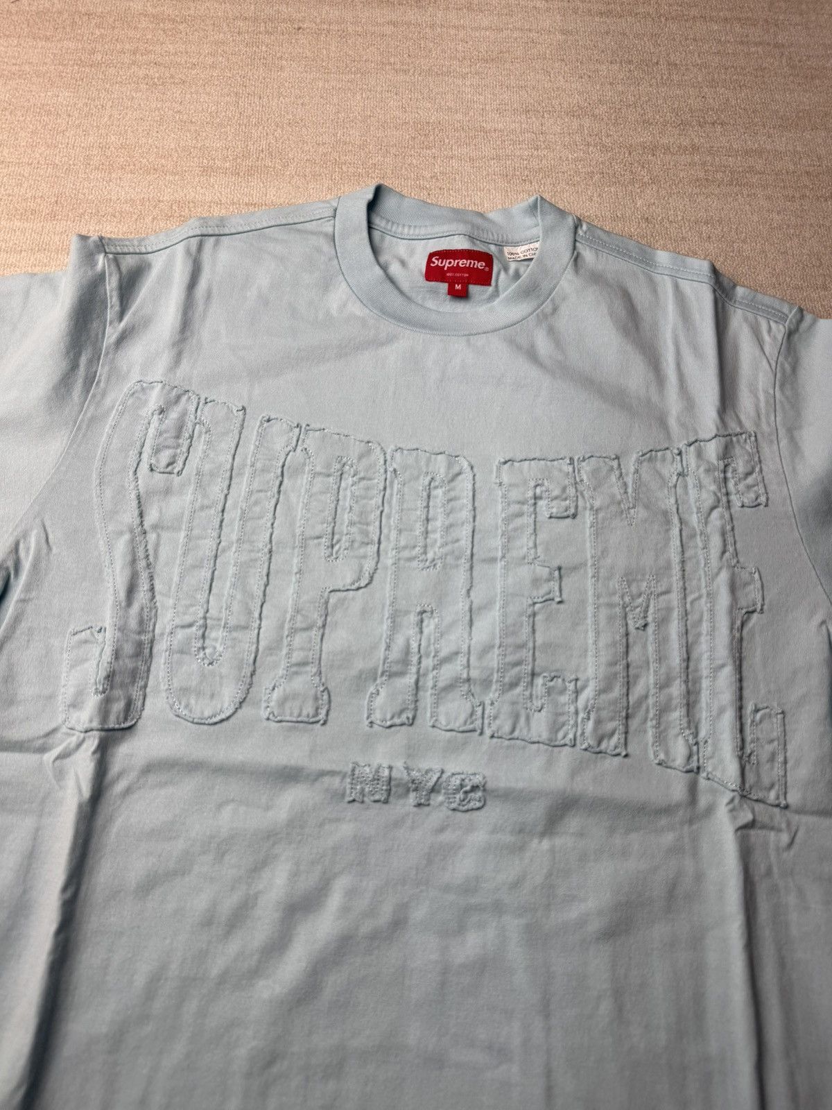 Supreme Cut out logo tee Size US M / EU 48-50 / 2 - 3 Thumbnail