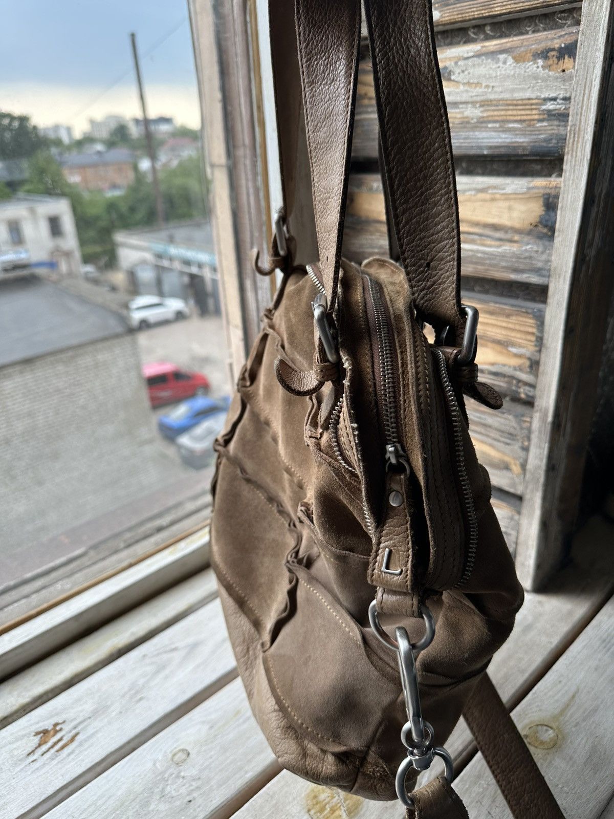LIEBESKIND BERLIN 🚨Y2K AVANT-GARDE 🚨patchwork Germany style hand bag Y2K 90s Size ONE SIZE - 10 Thumbnail