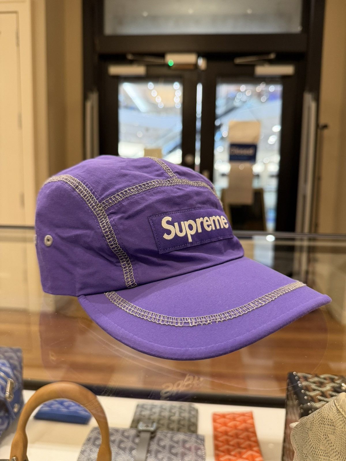 Supreme Supreme Reflective Stitching Camp Cap - Purple Size ONE SIZE - 2 Thumbnail