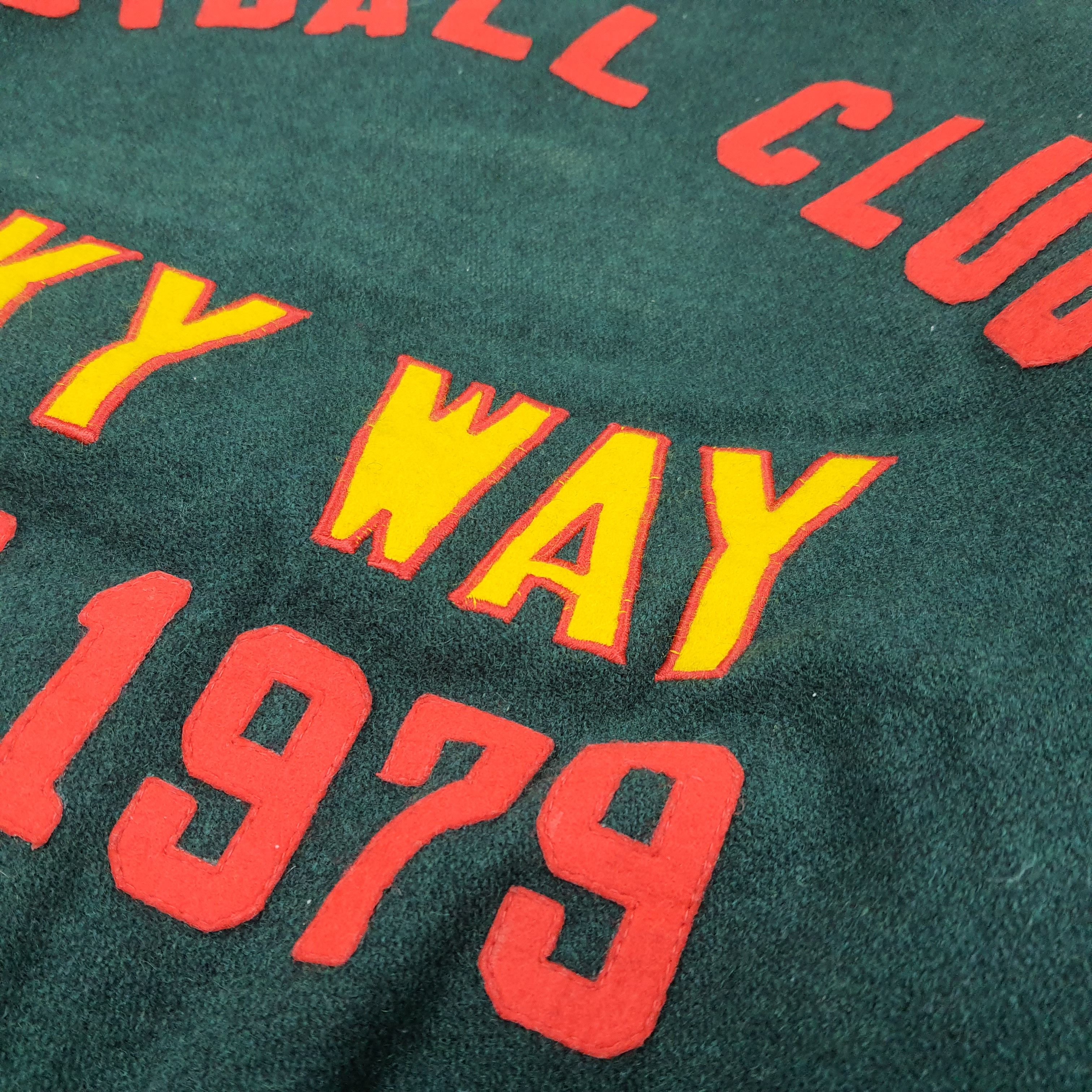 Japanese Brand Milky Way Football Club Varsity Letterman Jacket C291N23 Size US M / EU 48-50 / 2 - 2 Thumbnail