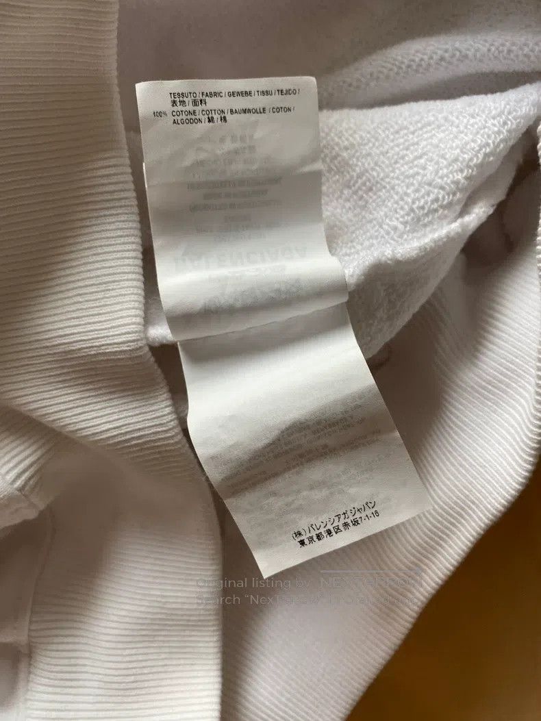 Balenciaga Balenciaga Sweatshirt Back Letter Logo Printed Sweatshirt Size US XS / EU 42 / 0 - 5 Thumbnail