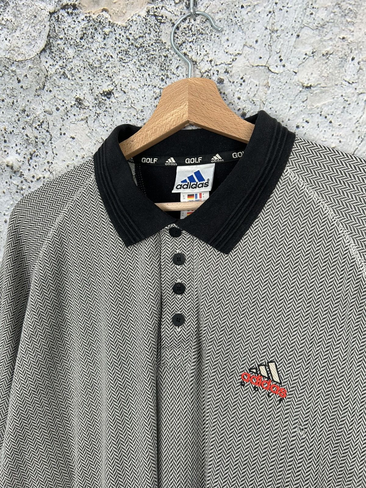 Adidas Vintage Adidas Golf 90s Polo Tee Archive Sportswear Size US L / EU 52-54 / 3 - 3 Thumbnail