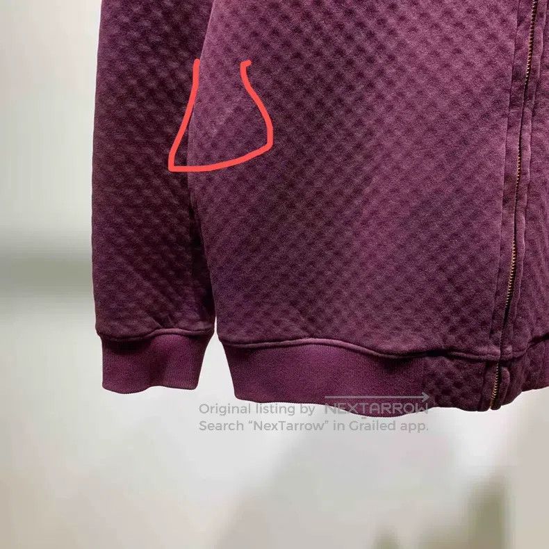 Givenchy Givenchy Red Subtle Patterned Zip-Up Hoodie Size US M / EU 48-50 / 2 - 9 Thumbnail