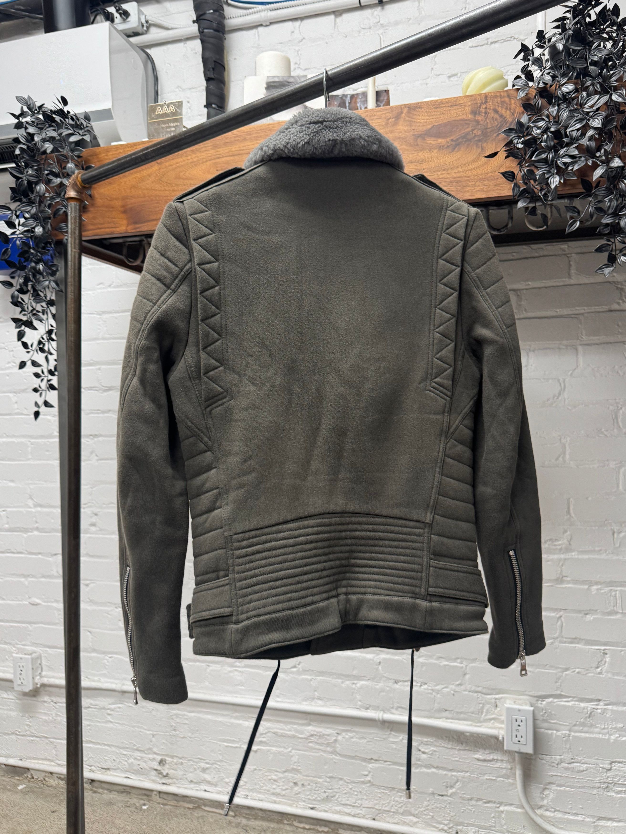 Balmain AW2014 Balmain by Olivier Rousteing Cotton Biker Jacket Size US S / EU 44-46 / 1 - 4 Thumbnail