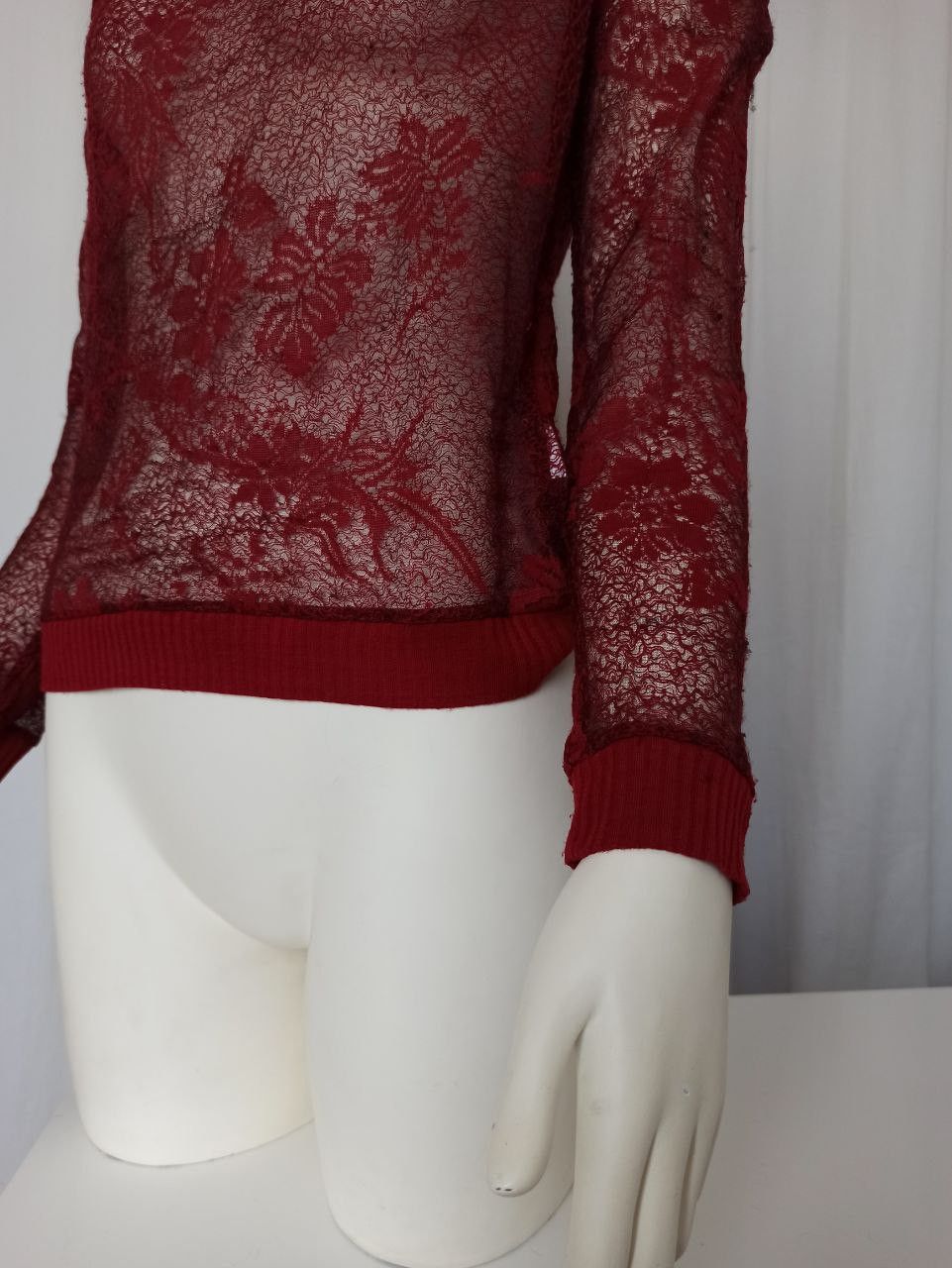 Kenzo Kenzo Takada vintage transperent floral lace sweater Size M / US 6-8 / IT 42-44 - 6 Thumbnail