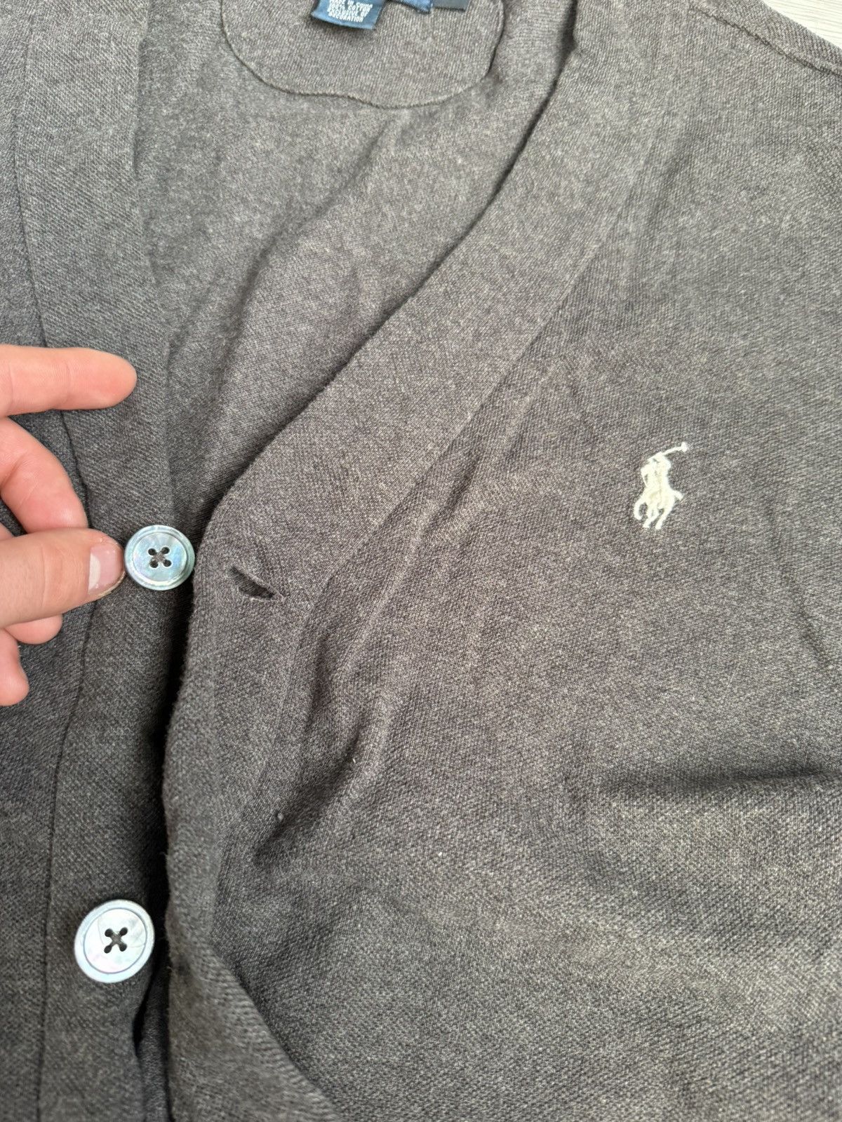 Polo Ralph Lauren × Vintage Vintage cardigan polo Ralph Lauren knit sweater Size US XL / EU 56 / 4 - 4 Thumbnail