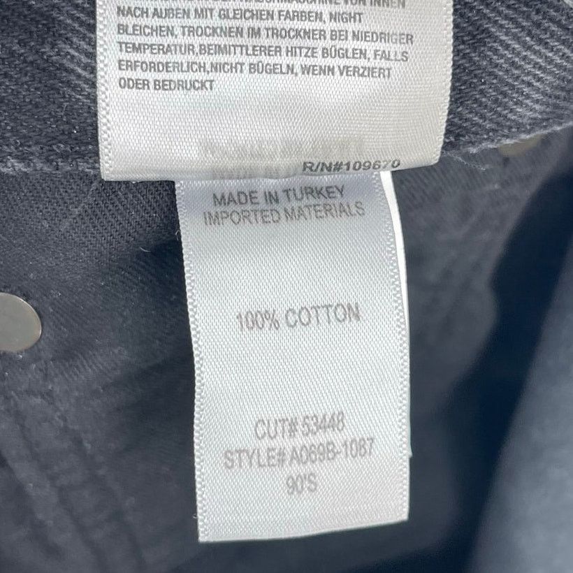 Agolde AGOLDE | 90’s Mid Rise Loose Smokestack Black Jeans 25 Size 25" / US 0 / IT 36 - 12 Thumbnail