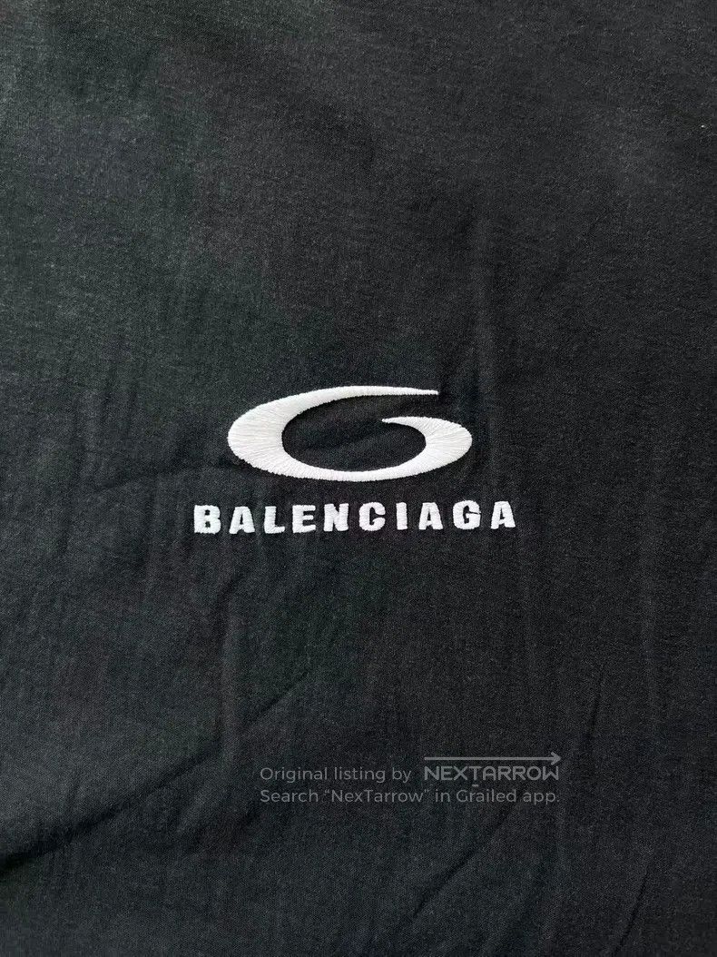 Balenciaga Balenciaga Embroidered Short Sleeve Cotton T-Shirt, Loose Size US S / EU 44-46 / 1 - 3 Thumbnail