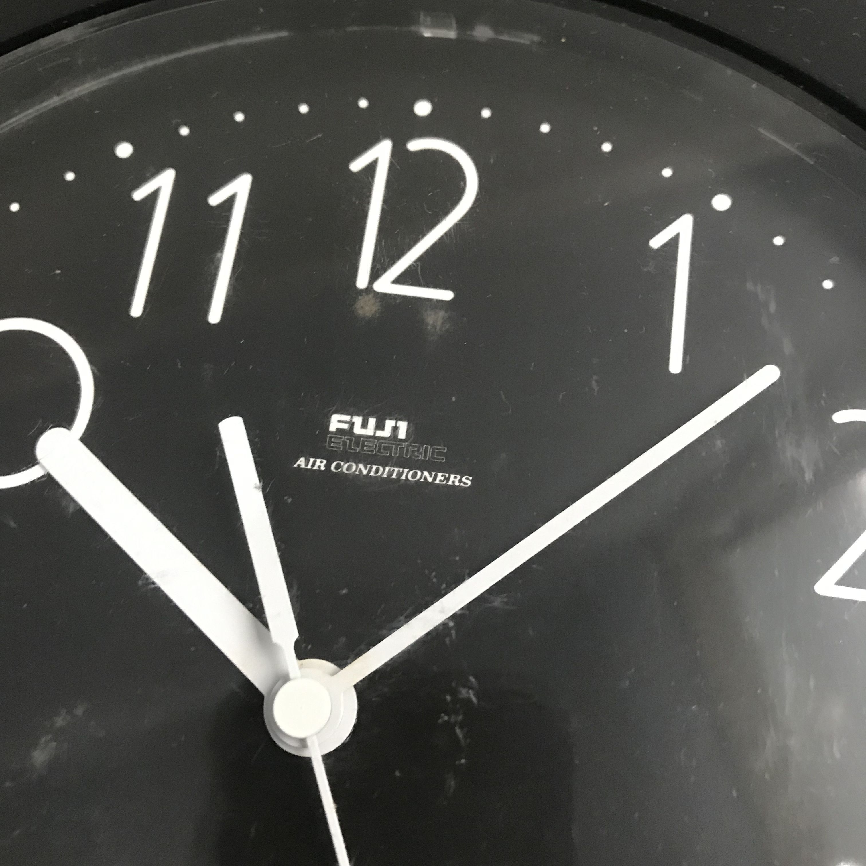 Vintage Vintage Black Wall Clock + Thermometer fuji Made in japan Size ONE SIZE - 4 Thumbnail