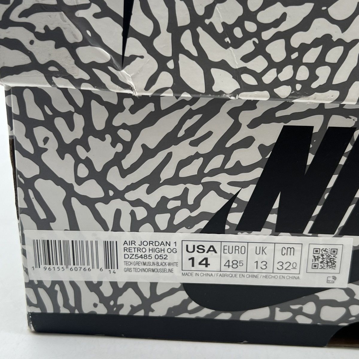 Nike Air Jordan 1 High white cement Size US 14 / EU 47 - 6 Thumbnail