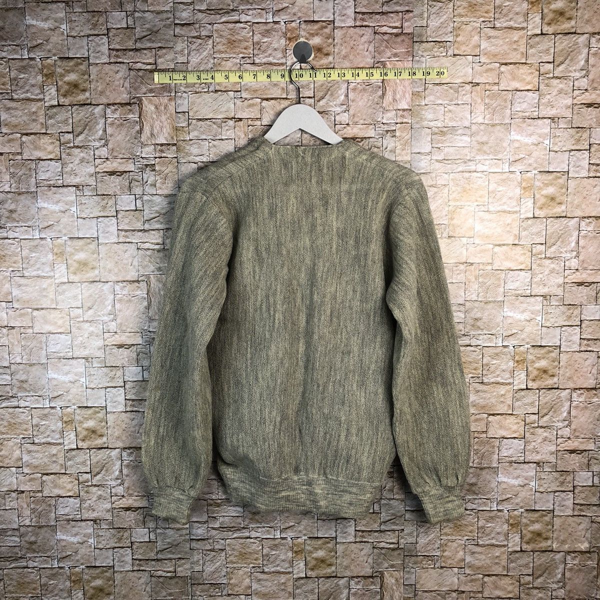 Vintage DL Toroy The Mohair Specialists Grey Cardigan Knitwear #A932 Size US M / EU 48-50 / 2 - 13 Thumbnail