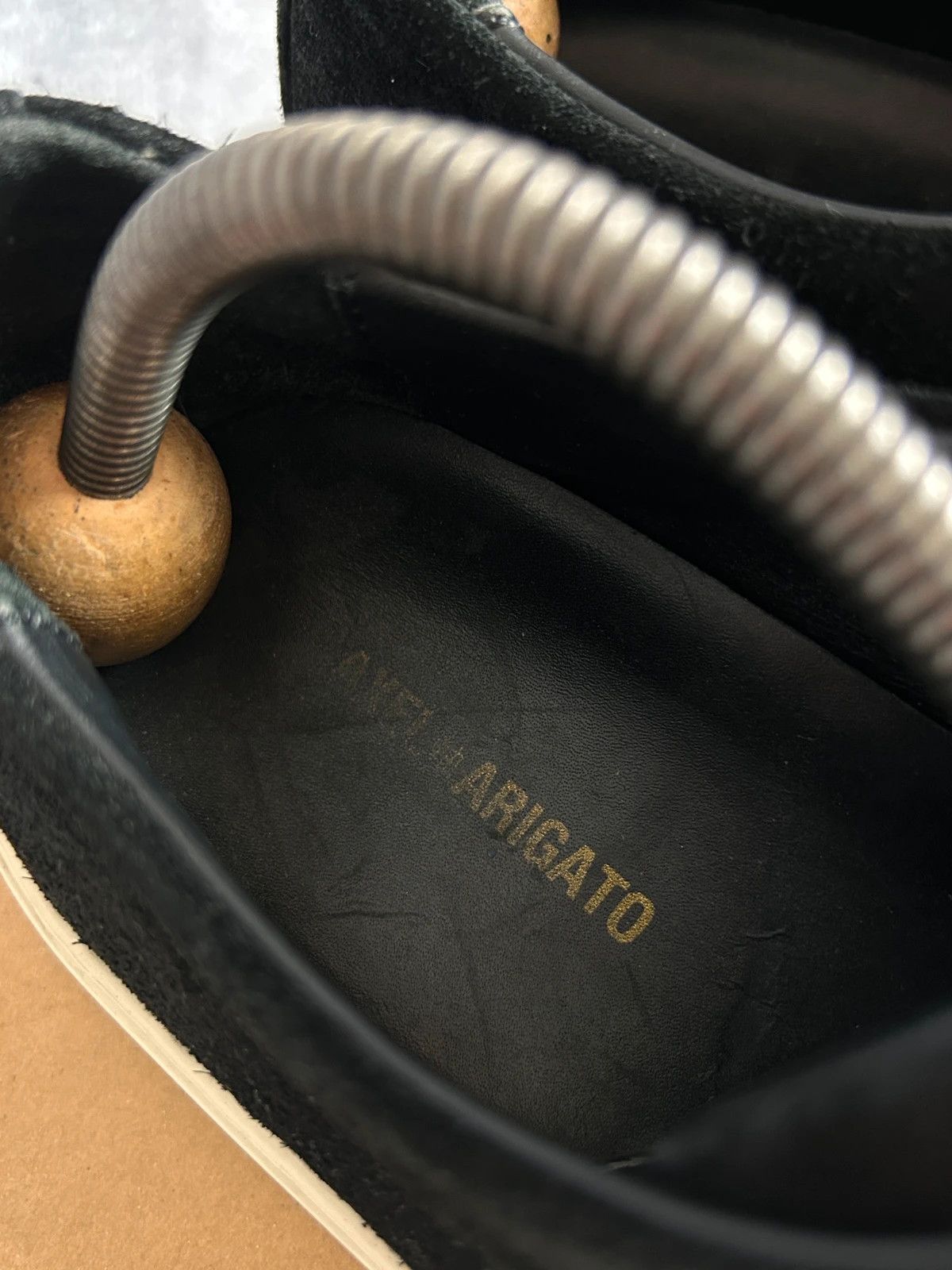 Axel Arigato × Designer Axel Arigato Cap-Toe black suede sneakers leather Size US 10 / EU 43 - 10 Thumbnail