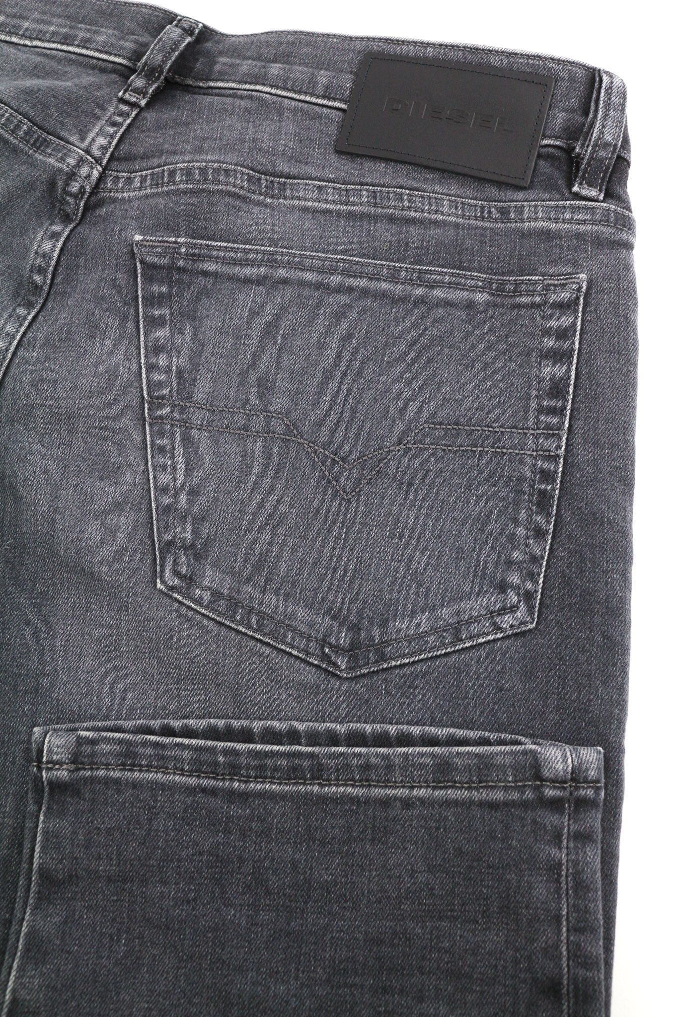 Diesel D-MIHTRY 0ELAX W32/L34 Straight Black Logo Jeans 40189 Size US 32 / EU 48 - 6 Thumbnail