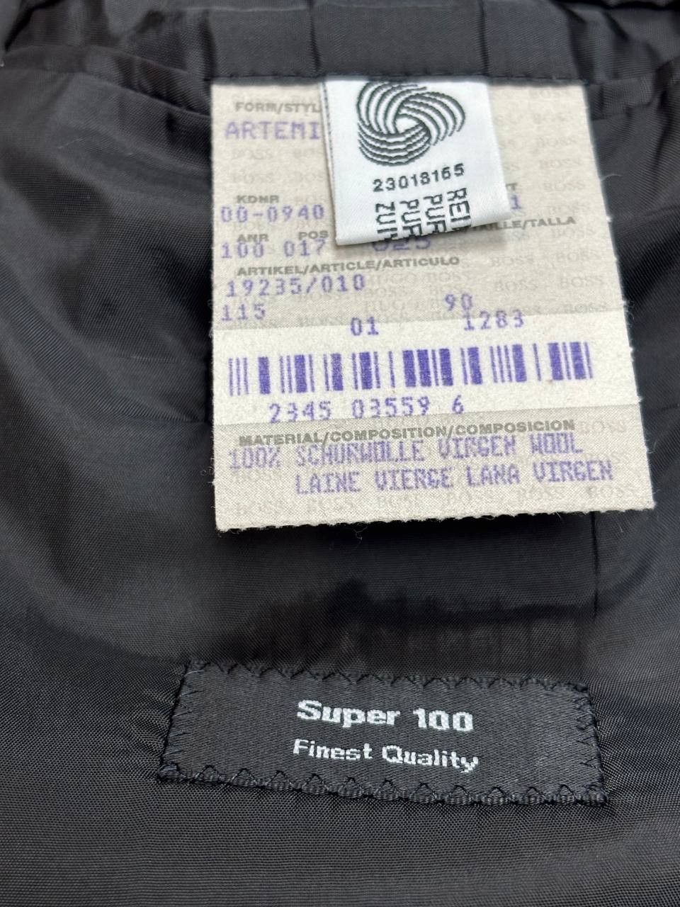 Hugo Boss Hugo Boss Super 100 Wool Blazer Grey Jacket Size 42S - 7 Thumbnail