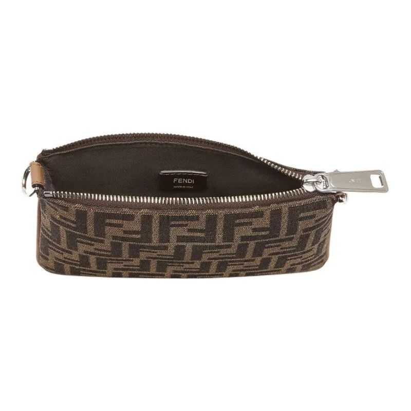 Fendi o1s1wg111224 Size: OS / FF Logo Mini Bag in Brown Size ONE SIZE - 4 Thumbnail