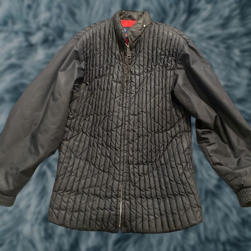 McGregor VINTAGE McGregor Nylon Jacket Womens L Black Full Zip Puffer Quilted Wind-Resistant USA 70s 80s Size L / US 10 / IT 46 - 1 Thumbnail