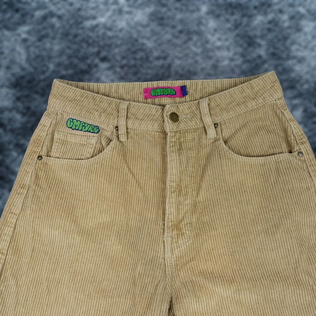 Empyre Empyre Tori Pants Womens 6 Beige High Rise Corduroy Straight Leg Casual Skater Brown Cotton 30 in Inseam Women Regular Pants Mens? Size 28" / US 6 / IT 42 - 1 Thumbnail
