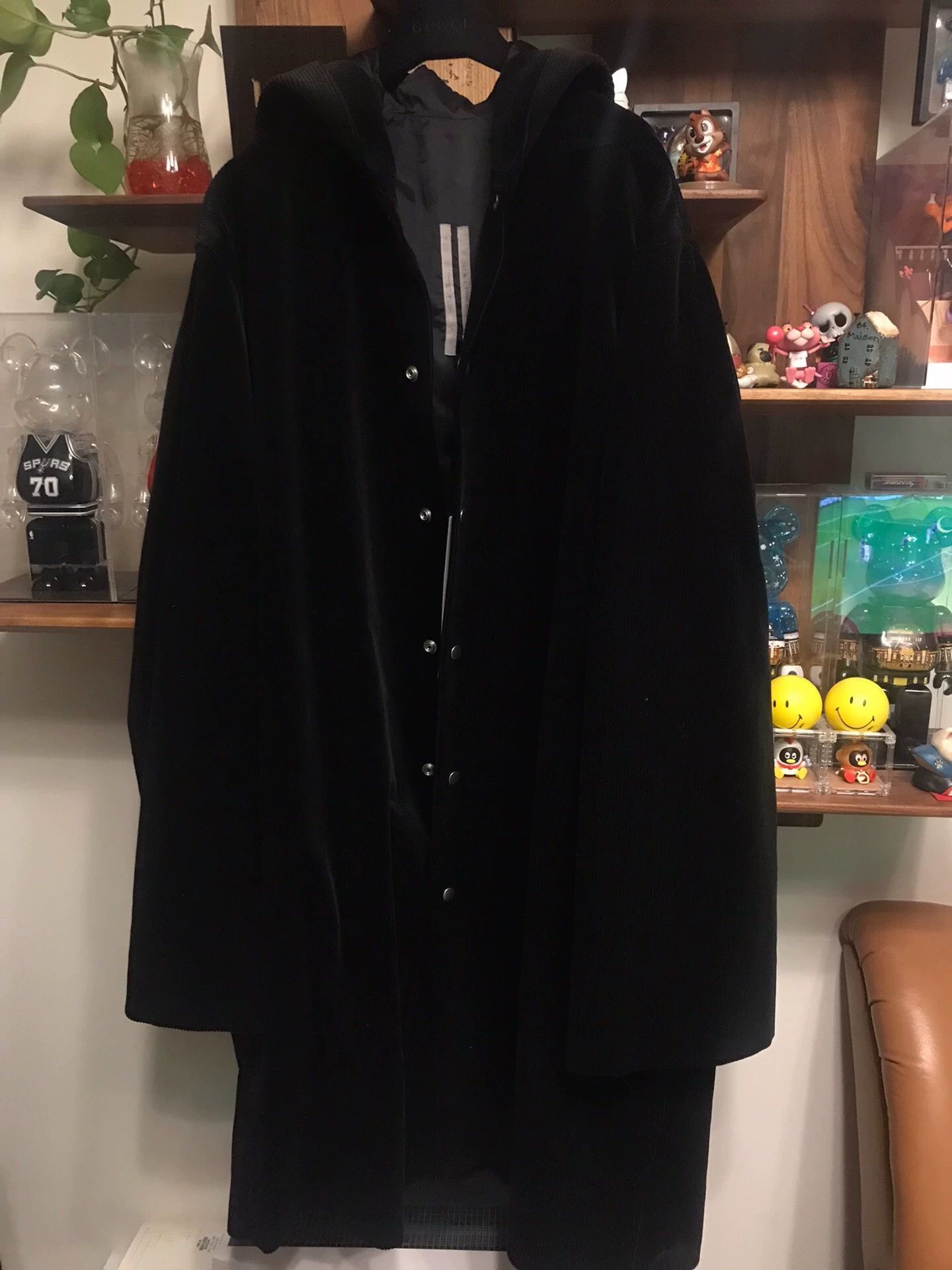 Rick Owens Rick owens Corduroy fabric hooded wizard long coat Size US L / EU 52-54 / 3 - 1 Thumbnail