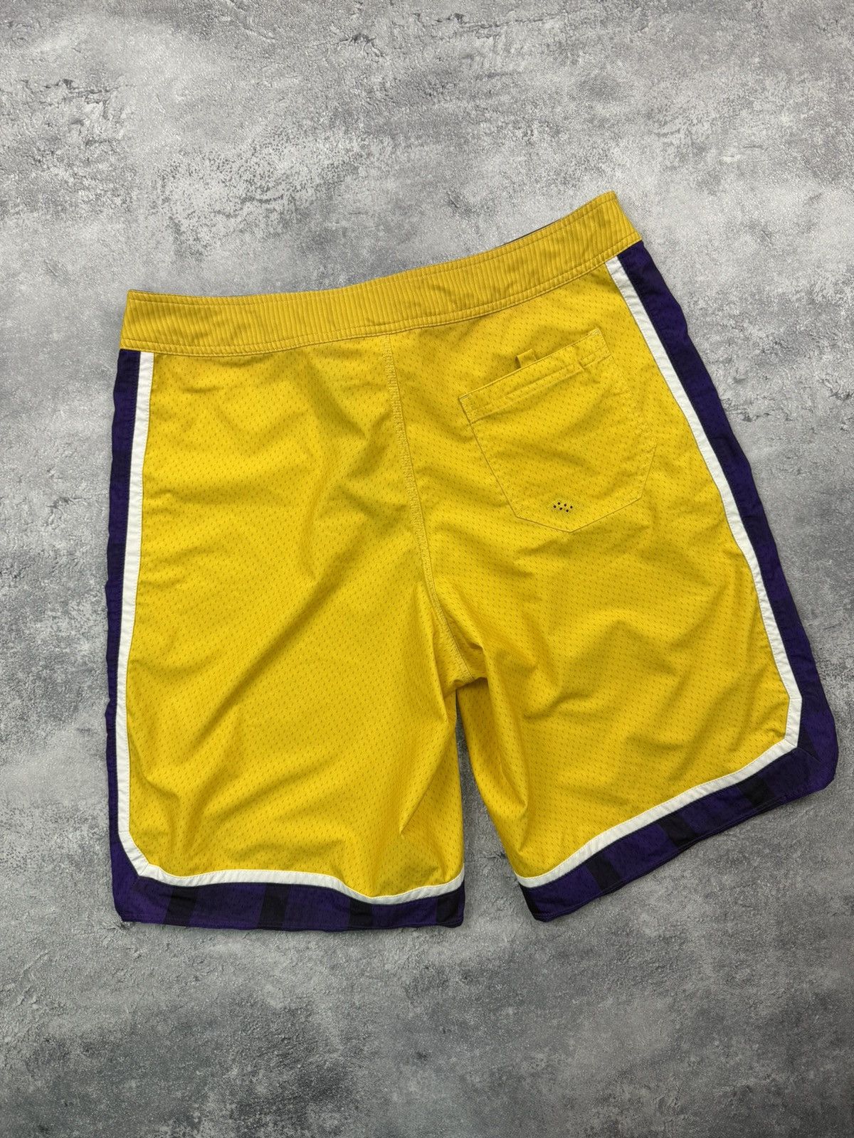 Nike Vintage Y2K Nike 6.0 Swoosh Shorts Yellow Drill Streetwear Size US 34 / EU 50 - 15 Thumbnail