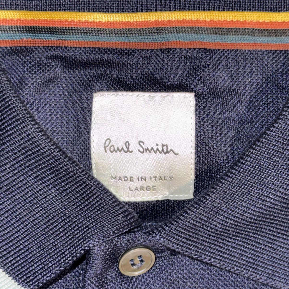 Paul Smith Paul Smith multicolor blue colorblocked polo shirt Size US L / EU 52-54 / 3 - 5 Thumbnail