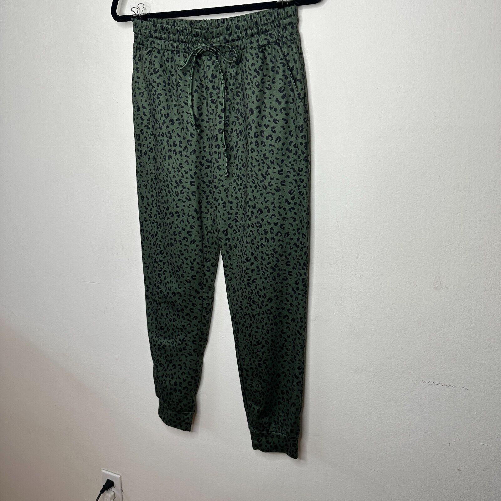 Other Green and Black Leopard Print Draw String Joggers Medium Size 30" / US 8 / IT 44 - 3 Thumbnail