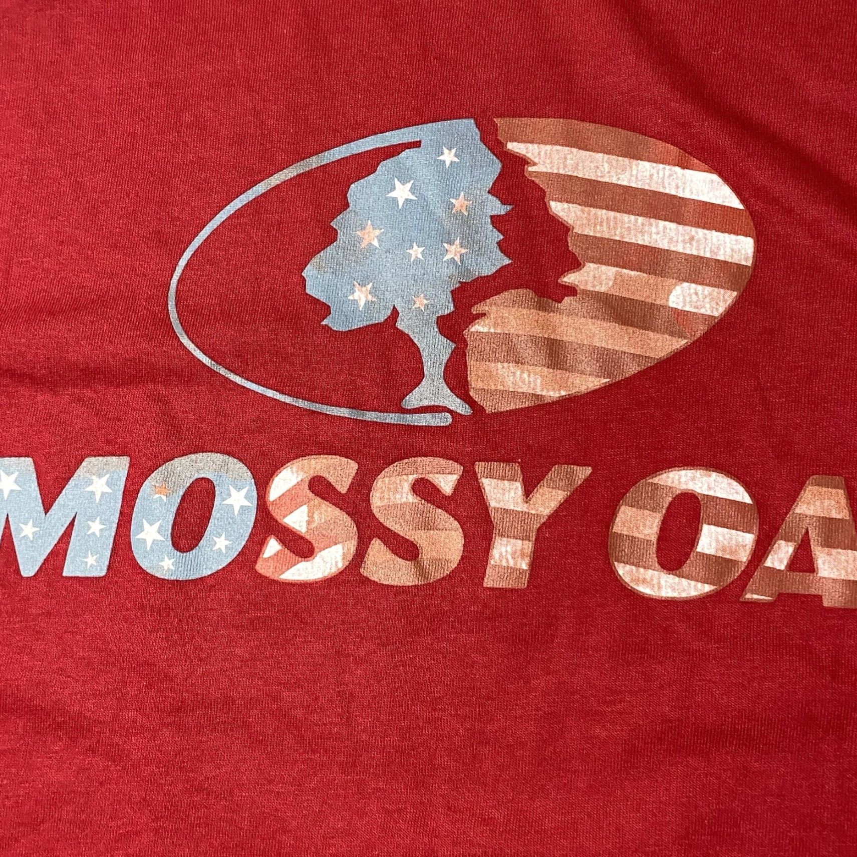Vintage Mossy Oak Mens Red USA Flag Logo Long Sleeve Shirt L 42/44 Shirt Mens Red USA Flag Logo Mossy Oak Long Sleeve Shirt 42/44 America Size US L / EU 52-54 / 3 - 8 Thumbnail