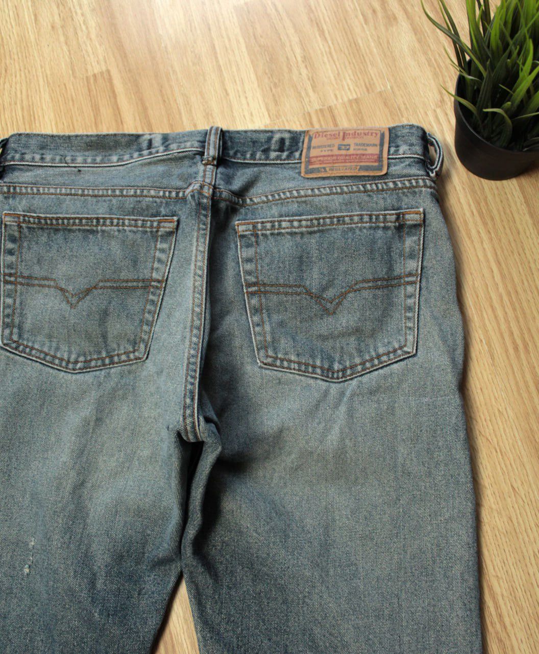 Diesel 🔥 Diesel Industry Dirty Washed Denim Vintage Jeans Pants Size US 31 - 1 Thumbnail