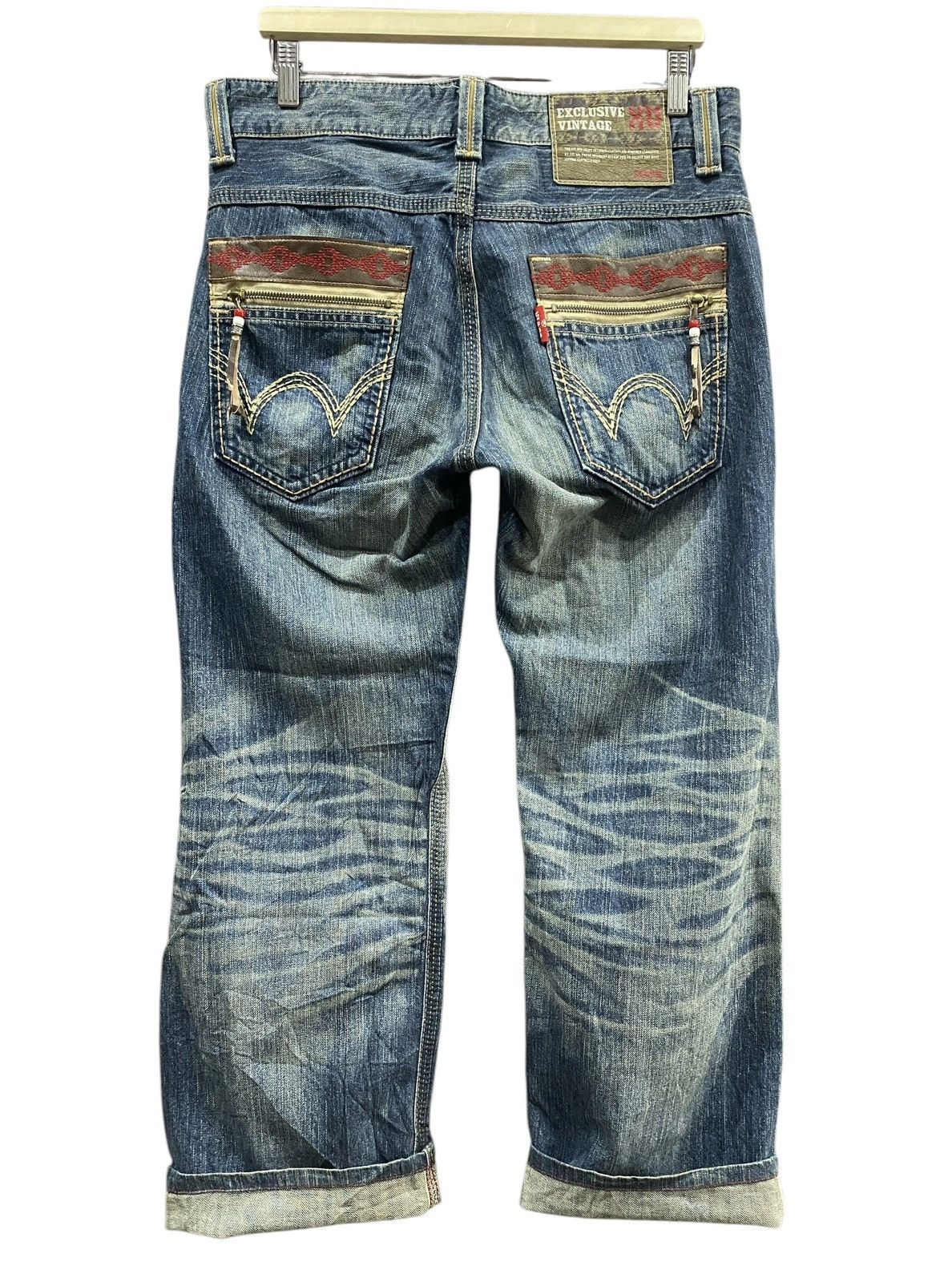 Edwin × Vintage Vintage EDWIN XV Blue Jeans Size US 34 / EU 50 - 6 Thumbnail
