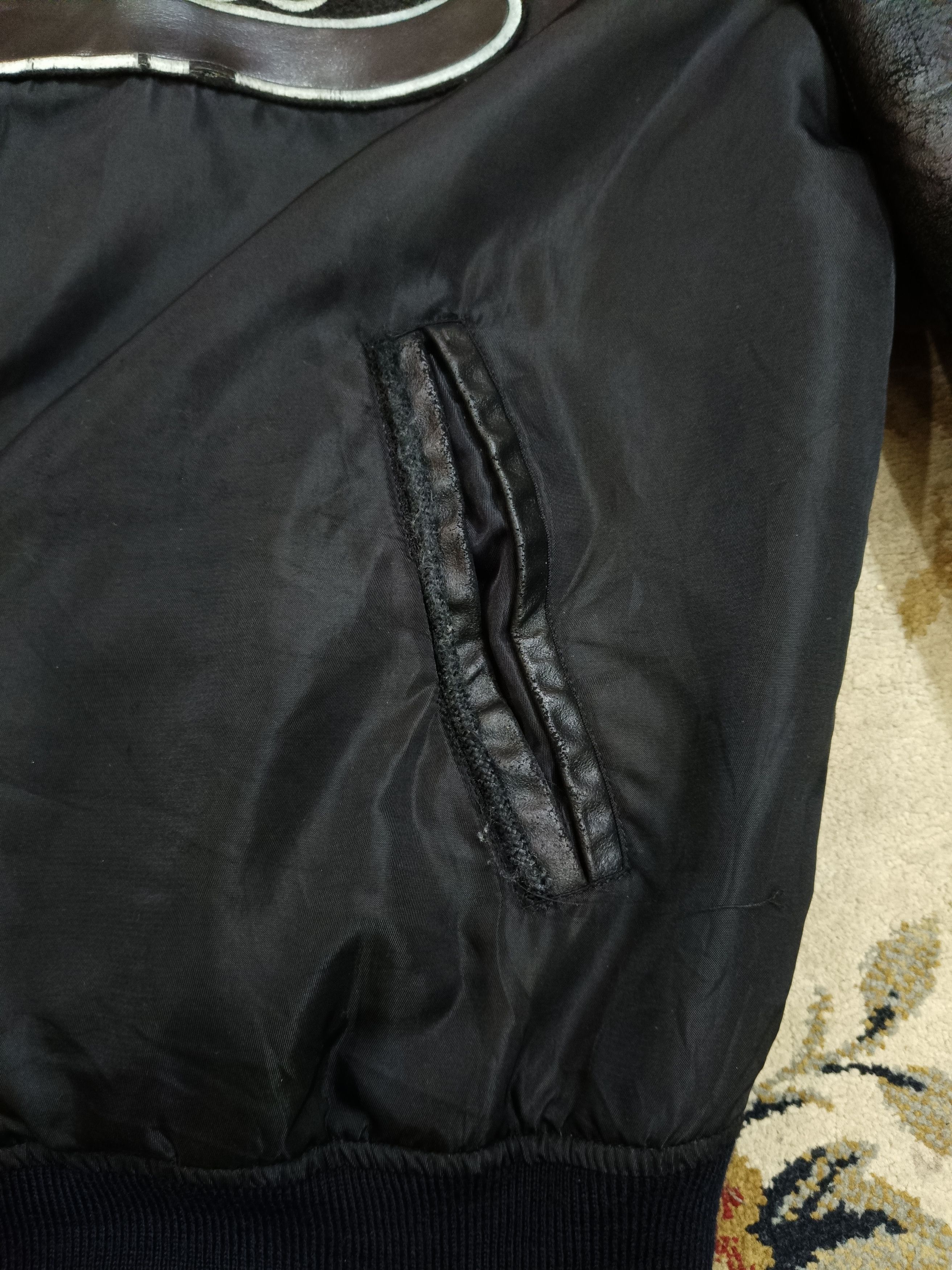 Avirex × Vintage Avirex Leather Sleeves with Big Spellout Size US XL / EU 56 / 4 - 6 Thumbnail