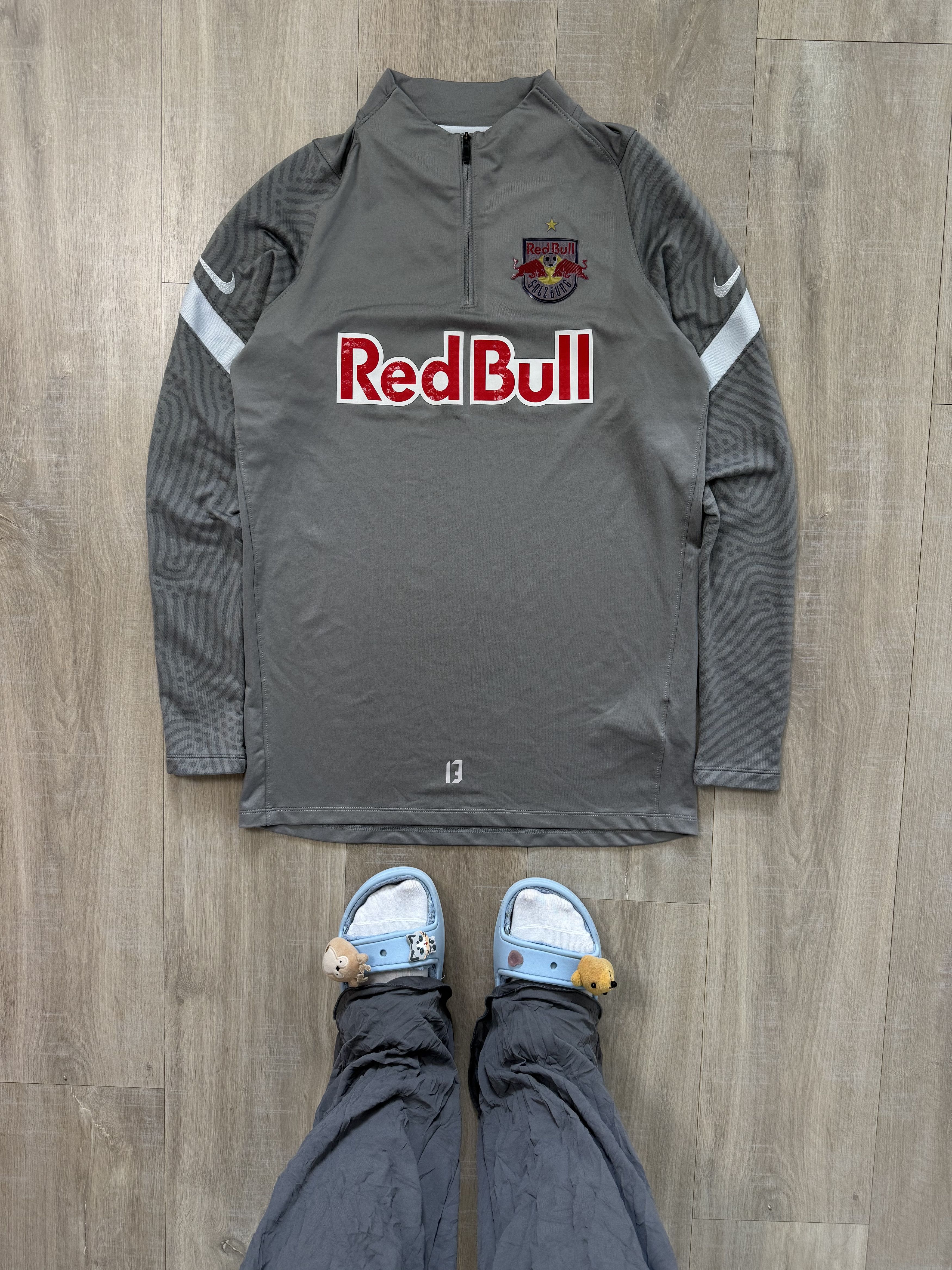 Nike Red Bull Salzburg Soccer Football Jersey Longsleeve