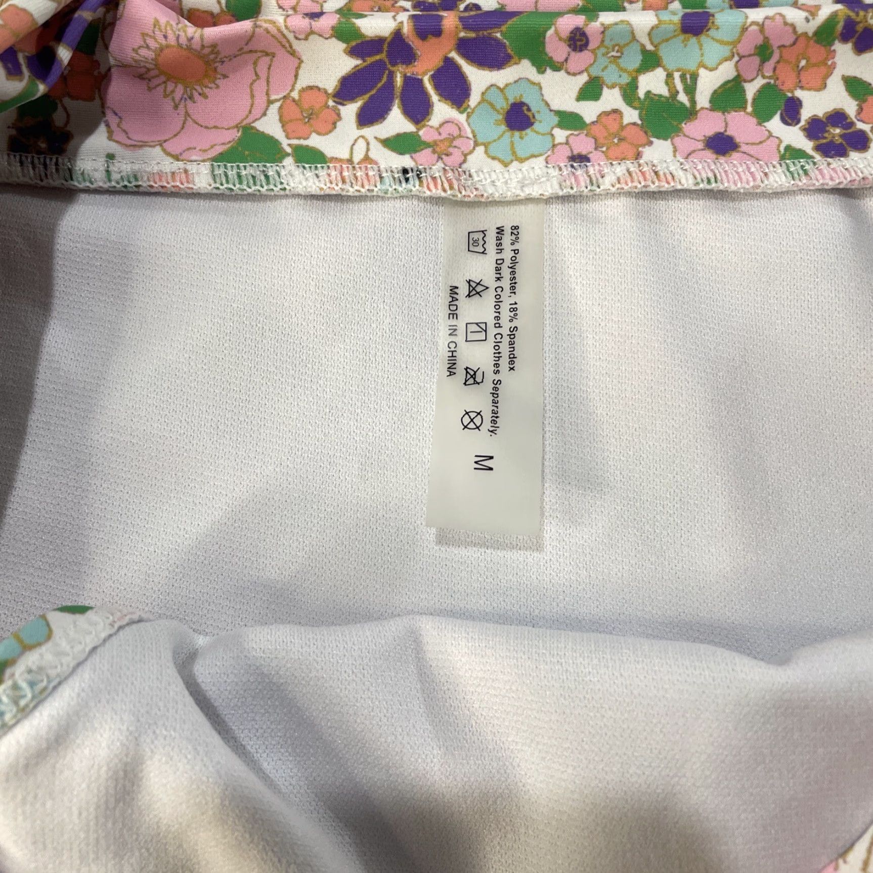 Shein SHEIN WOMEN'S MULTI COLORED FLORAL BIKINI SIZE Medium Size ONE SIZE - 2 Thumbnail