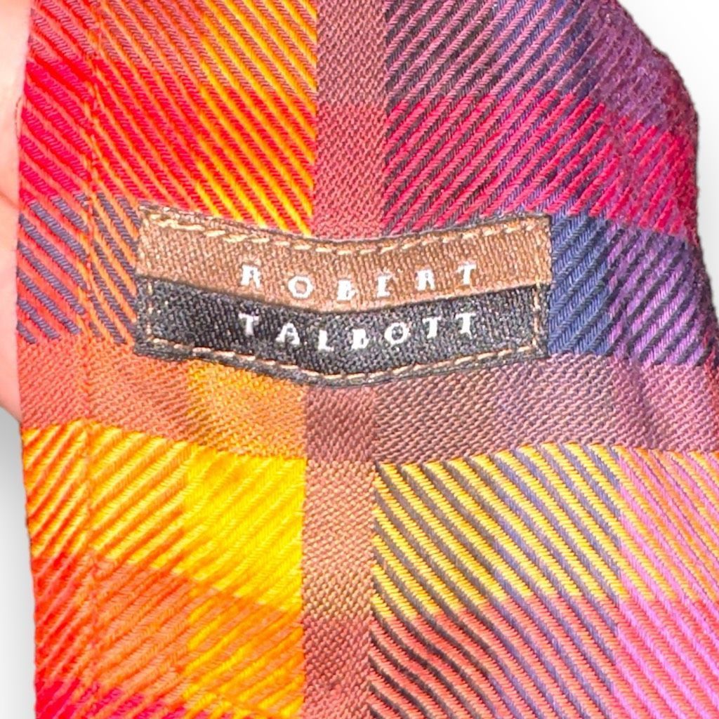 Robert Talbott Robert Talbott Red & Orange Check Button Down Shirt Size M Size US M / EU 48-50 / 2 - 7 Thumbnail