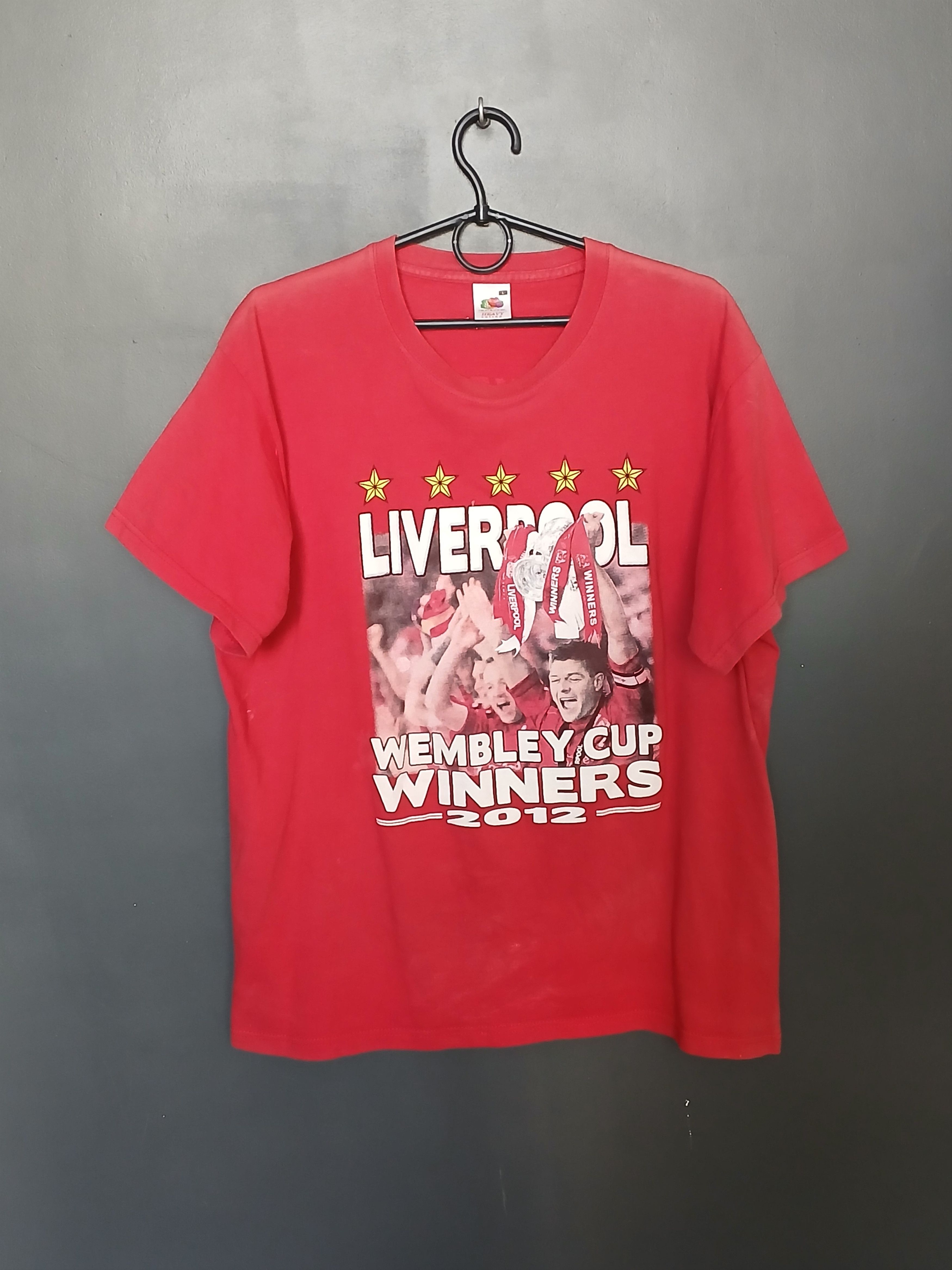 Other Liverpool Wembley Cup Winners 2012 Football T-Shirt Size US L / EU 52-54 / 3 - 1 Thumbnail
