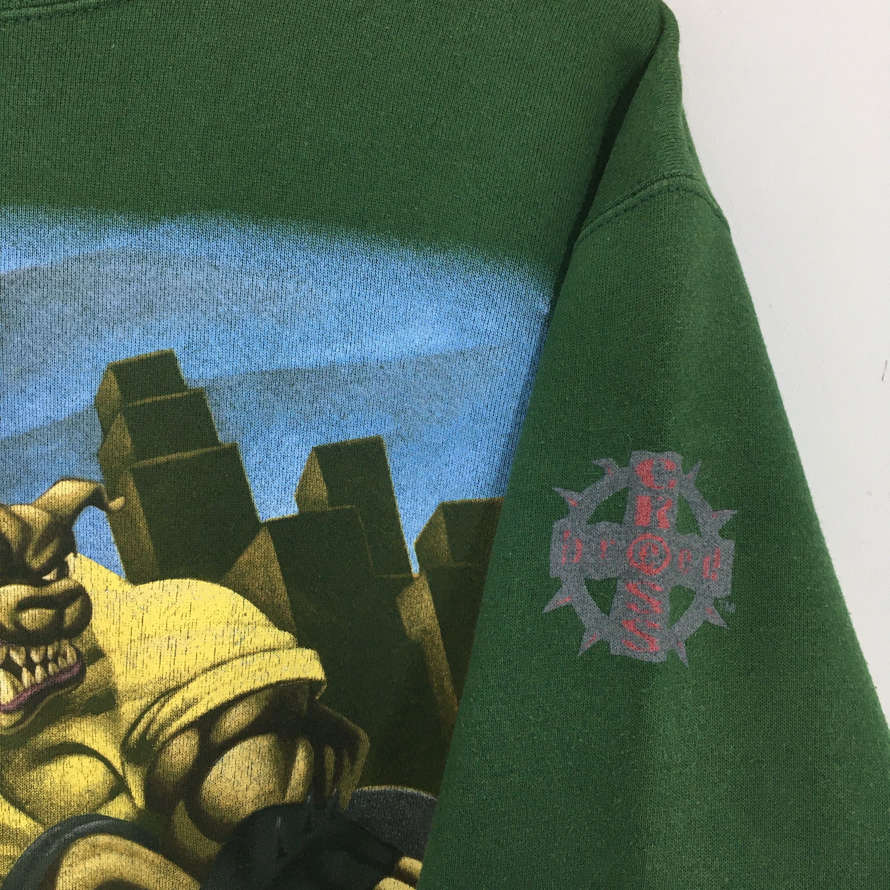 Vintage Vintage 90s Cross Breed Skateboard Sweatshirt Medium Size US M / EU 48-50 / 2 - 5 Thumbnail