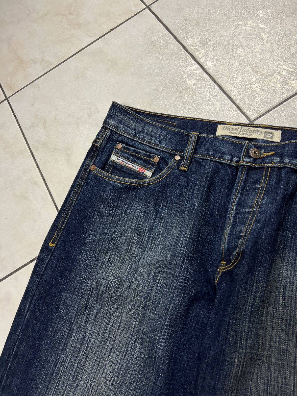Diesel Vintage Diesel Roody raw navy distressed denim y2k jeans Size US 38 / EU 54 - 9 Thumbnail