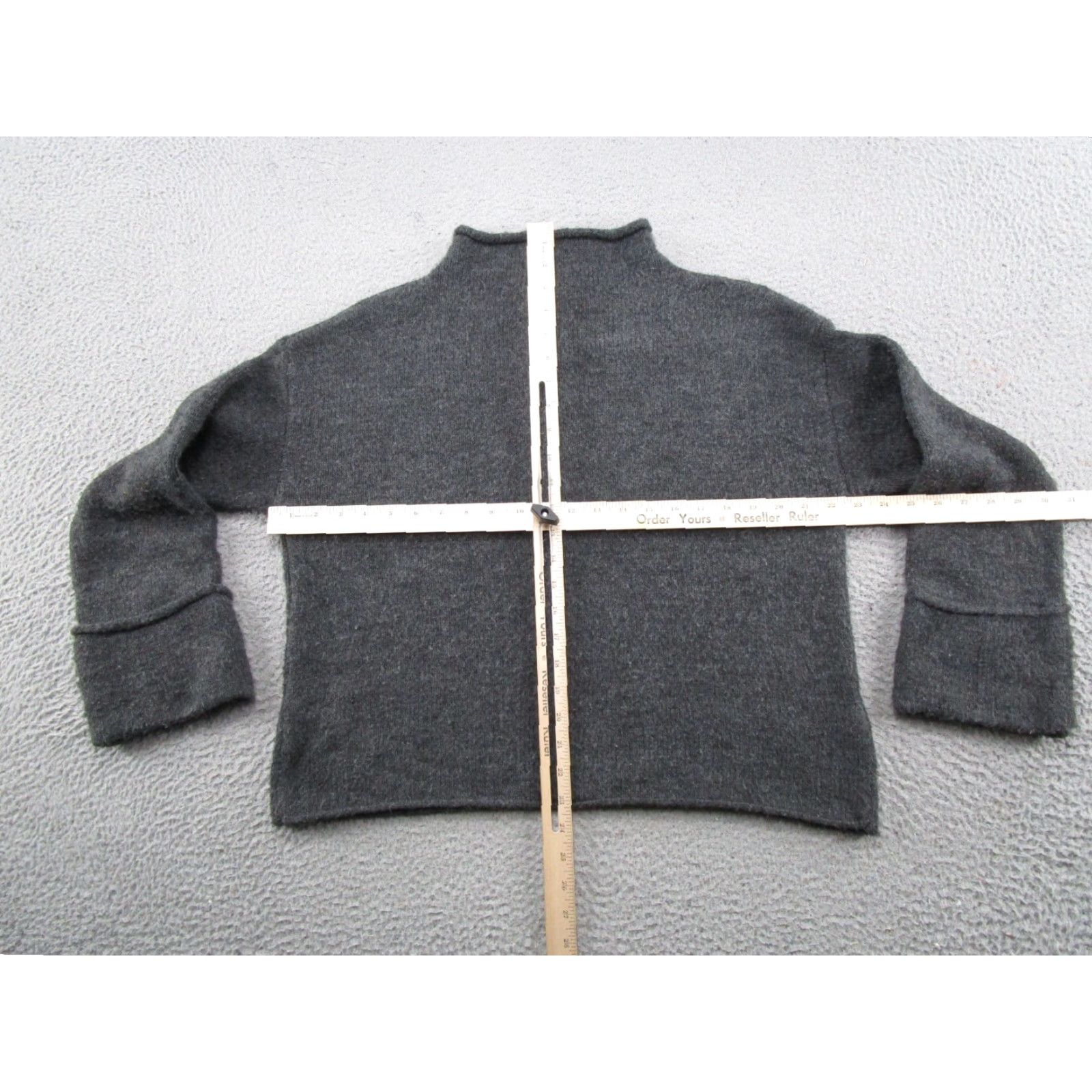 Anthropologie Anthropologie Womens Sweater Pullover Cuffed Sleeve Knit Gray Size S Size S / US 4 / IT 40 - 4 Thumbnail