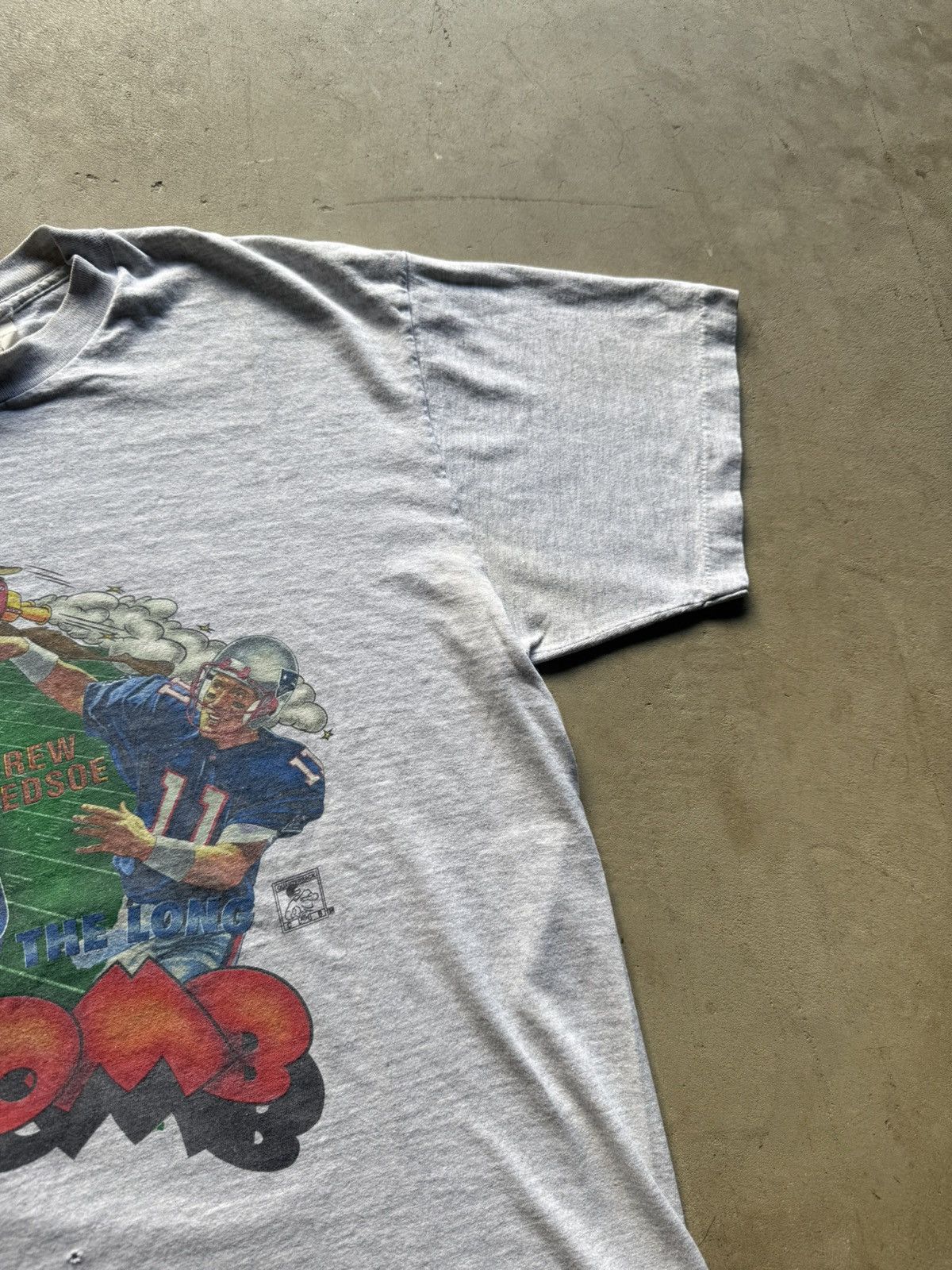Warner Bros Vintage 90s NFL Looney Tunes Patriots Wile E Coyote Shirt Size US XL / EU 56 / 4 - 3 Thumbnail