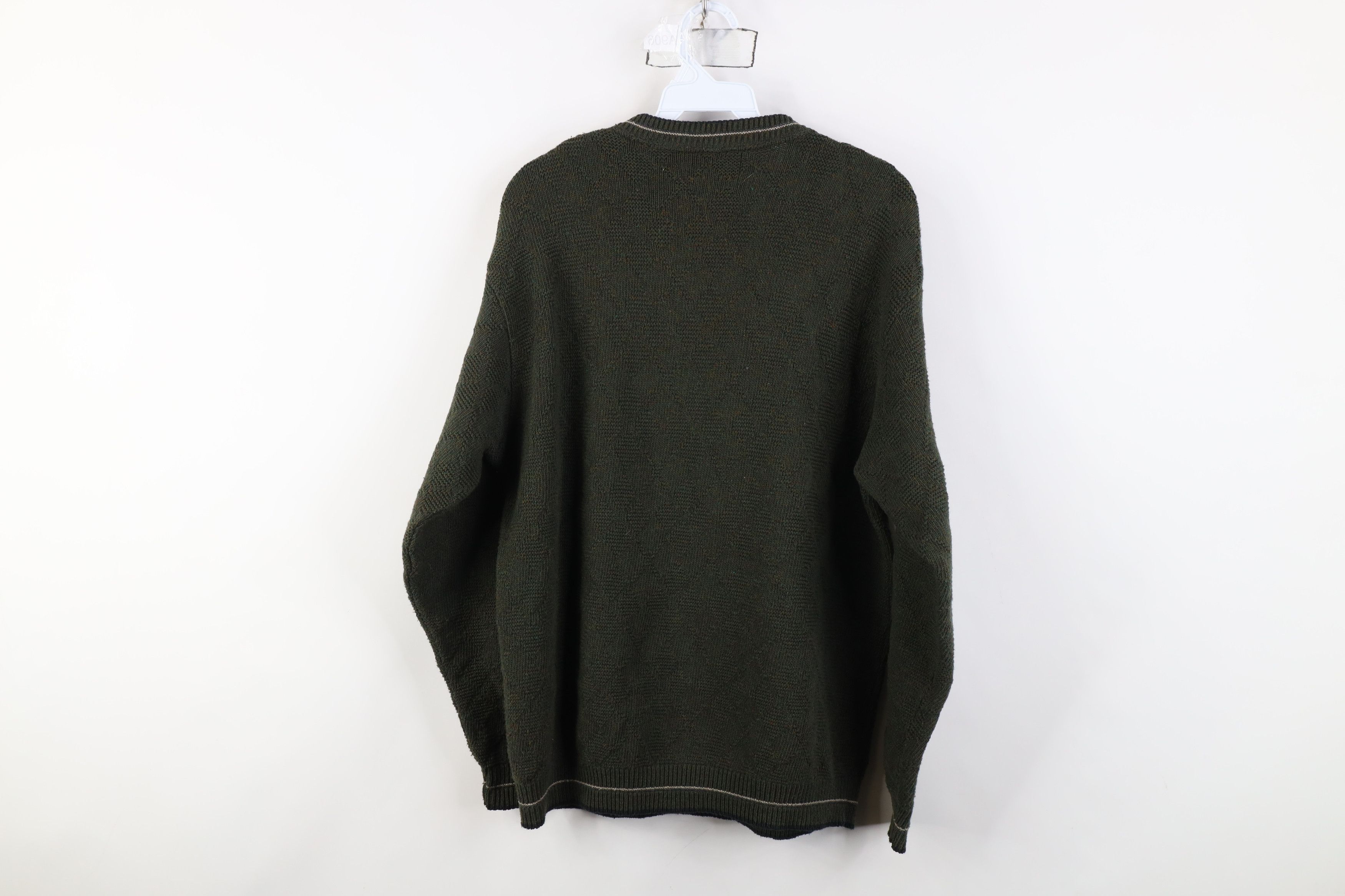 Vintage Vintage 90s Streetwear Fleck Argyle Golf Knit Sweater USA Size US M / EU 48-50 / 2 - 8 Thumbnail