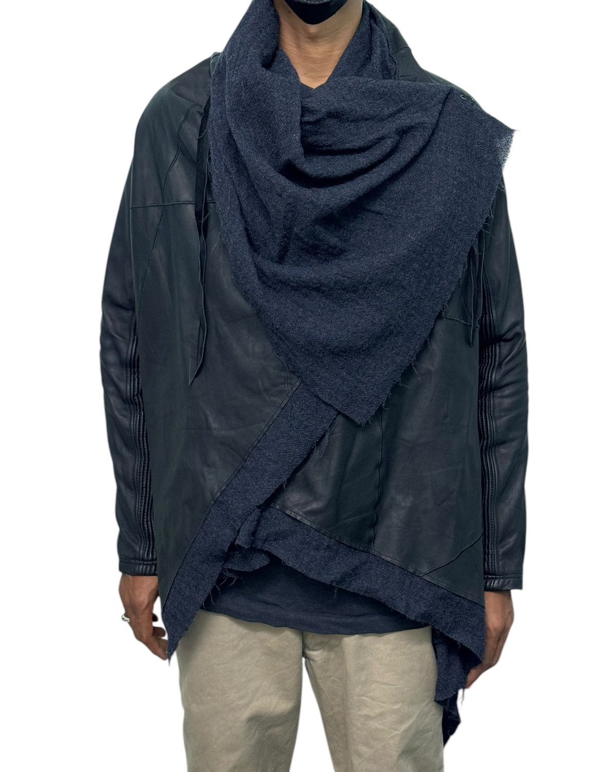 If Six Was Nine Avant Garde Obelisk Leather Jacket Size US XS / EU 42 / 0 - 3 Thumbnail