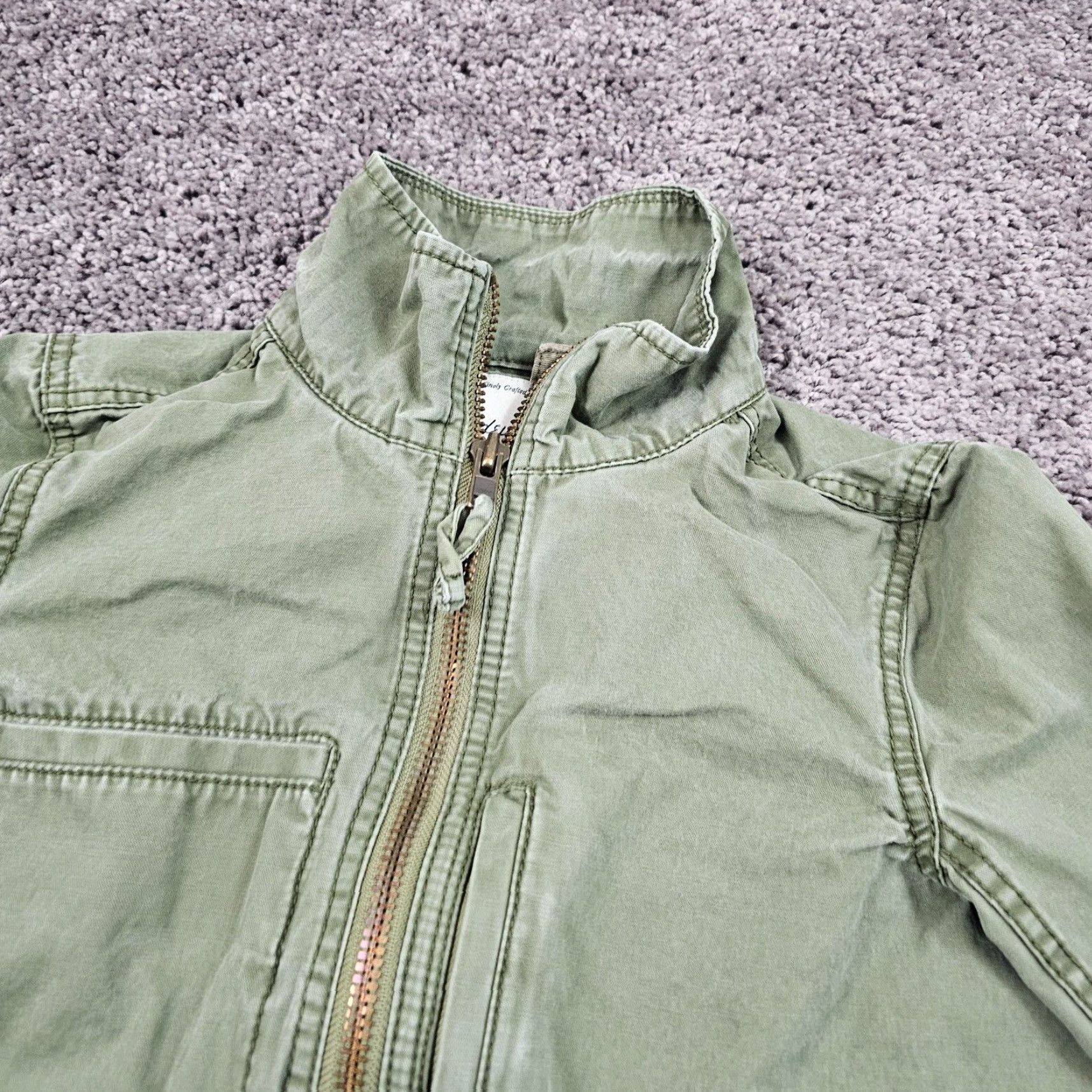 Madewell Madewell Jacket Women’s XS Green Field Military Full Zip Utility Adjustable Womens Size XS / US 0-2 / IT 36-38 - 2 Thumbnail