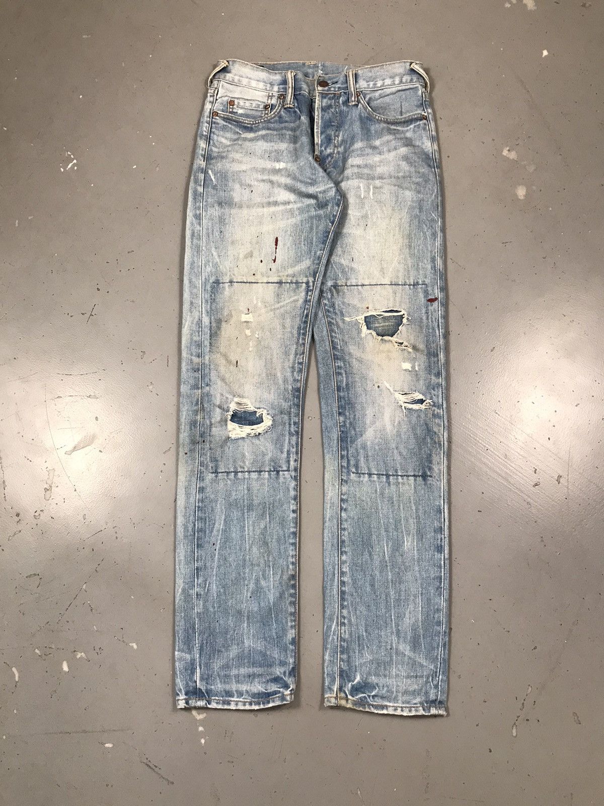 Evisu × Vintage Vintage Evisu seagull straight fit denim pant Size US 28 / EU 44 - 2 Thumbnail
