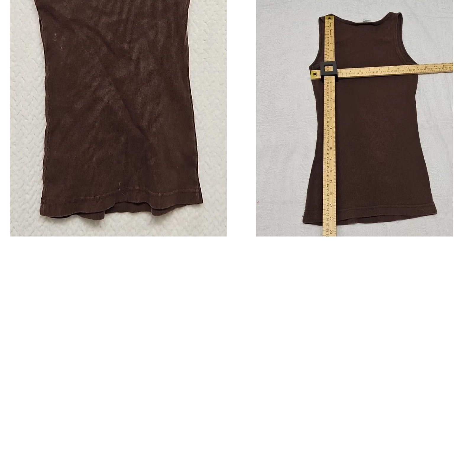 CHOCOOLATE Y2K Chocolate Brown Ribbed Graphic Tank Rock Grunge Angel Self Esteem Scoop Neck Sleeveless Pullover M Juniors Women Tank Brown Angel Mens Girls Women Size M / US 6-8 / IT 42-44 - 8 Thumbnail