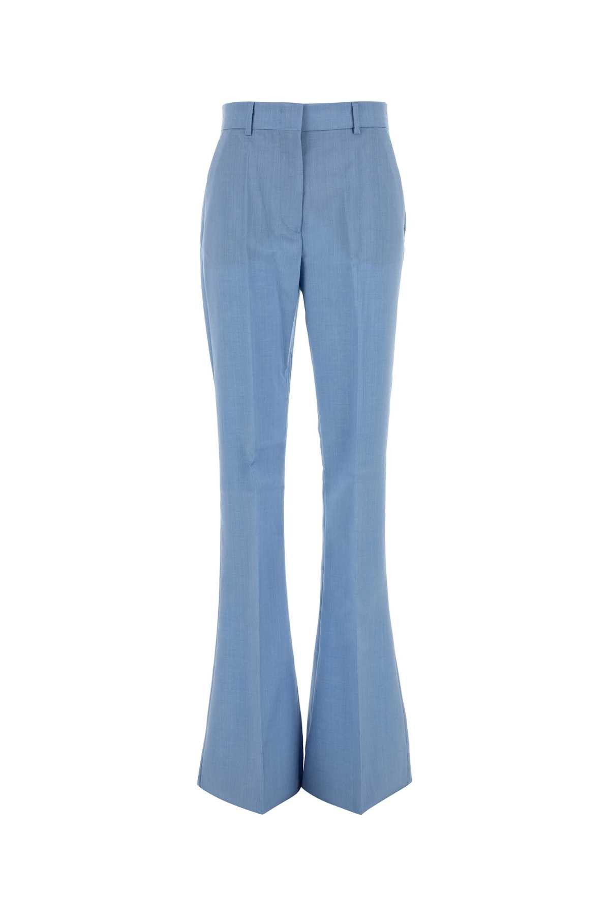 Sportmax Light Blue Wool Blend Aeroso1234 Pant Size 32" / US 10 / IT 46 - 1 Thumbnail