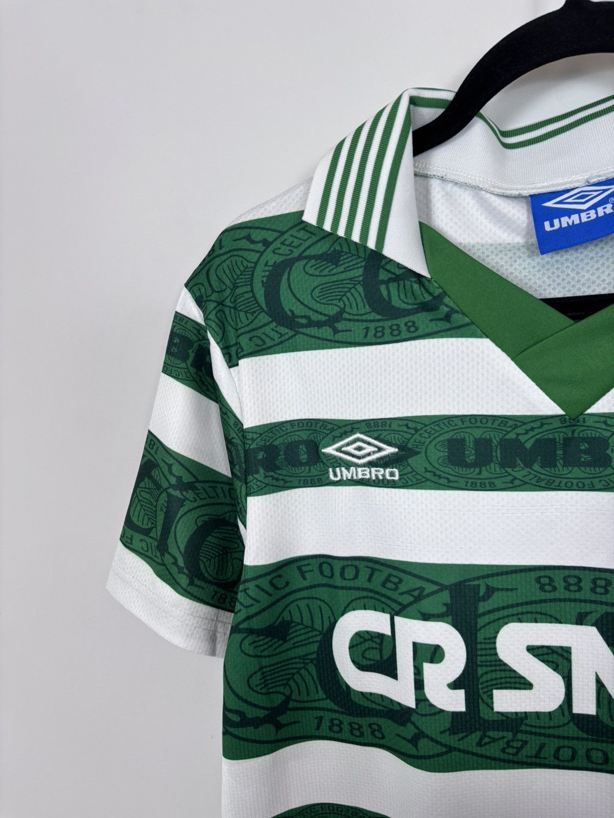 Umbro Umbro Celtic 1995/1997 Home McKinlay #3 Soccer Jersey Shirt Size US S / EU 44-46 / 1 - 5 Thumbnail