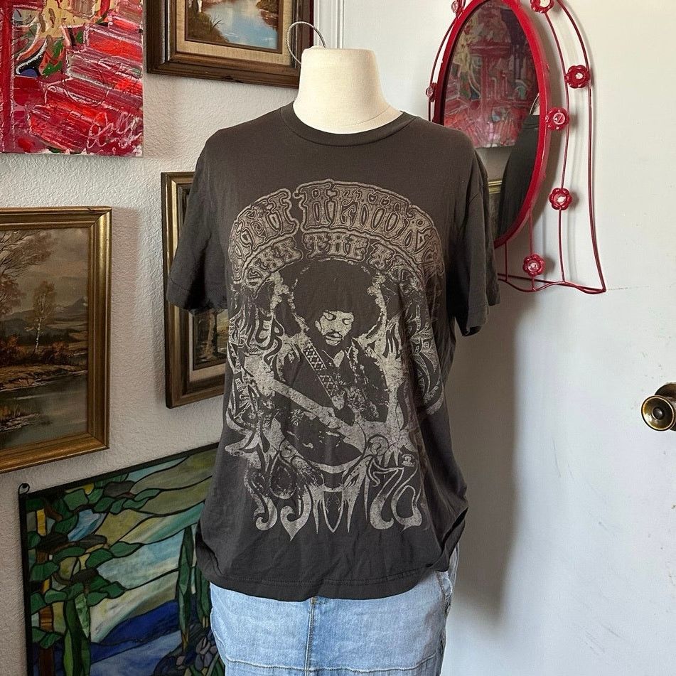Old Navy old navy jimi hendrix gray beige graphic shirt Size M / US 6-8 / IT 42-44 - 1 Thumbnail