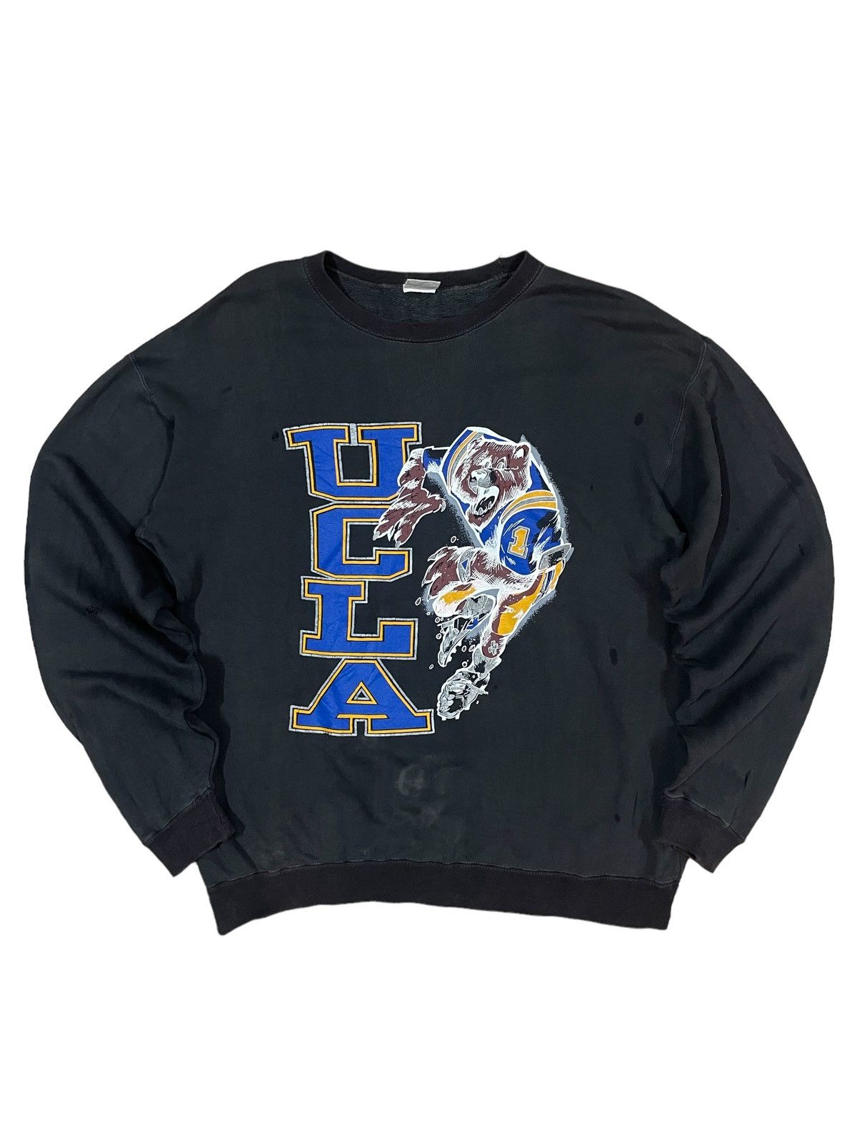 NFL Rare Vintage UCLA Bruins Football Team Distressed Sweatshirt Size US L / EU 52-54 / 3 - 7 Thumbnail