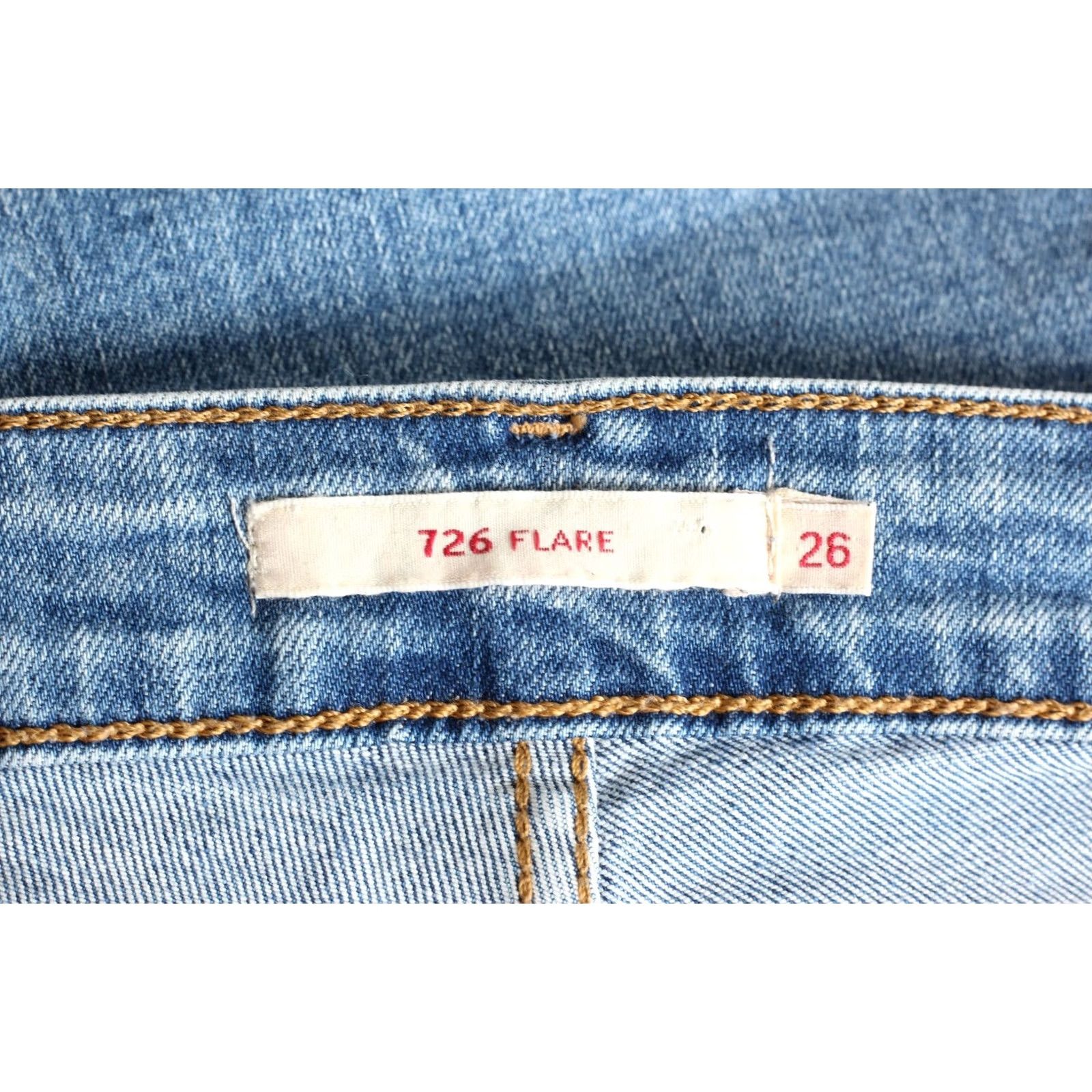 Levi's LEVI’S 726 FLARE PREMIUM Big E Bootcut Jeans Women W26 L30 DZ7372 Size 26" / US 2 / IT 38 - 7 Thumbnail