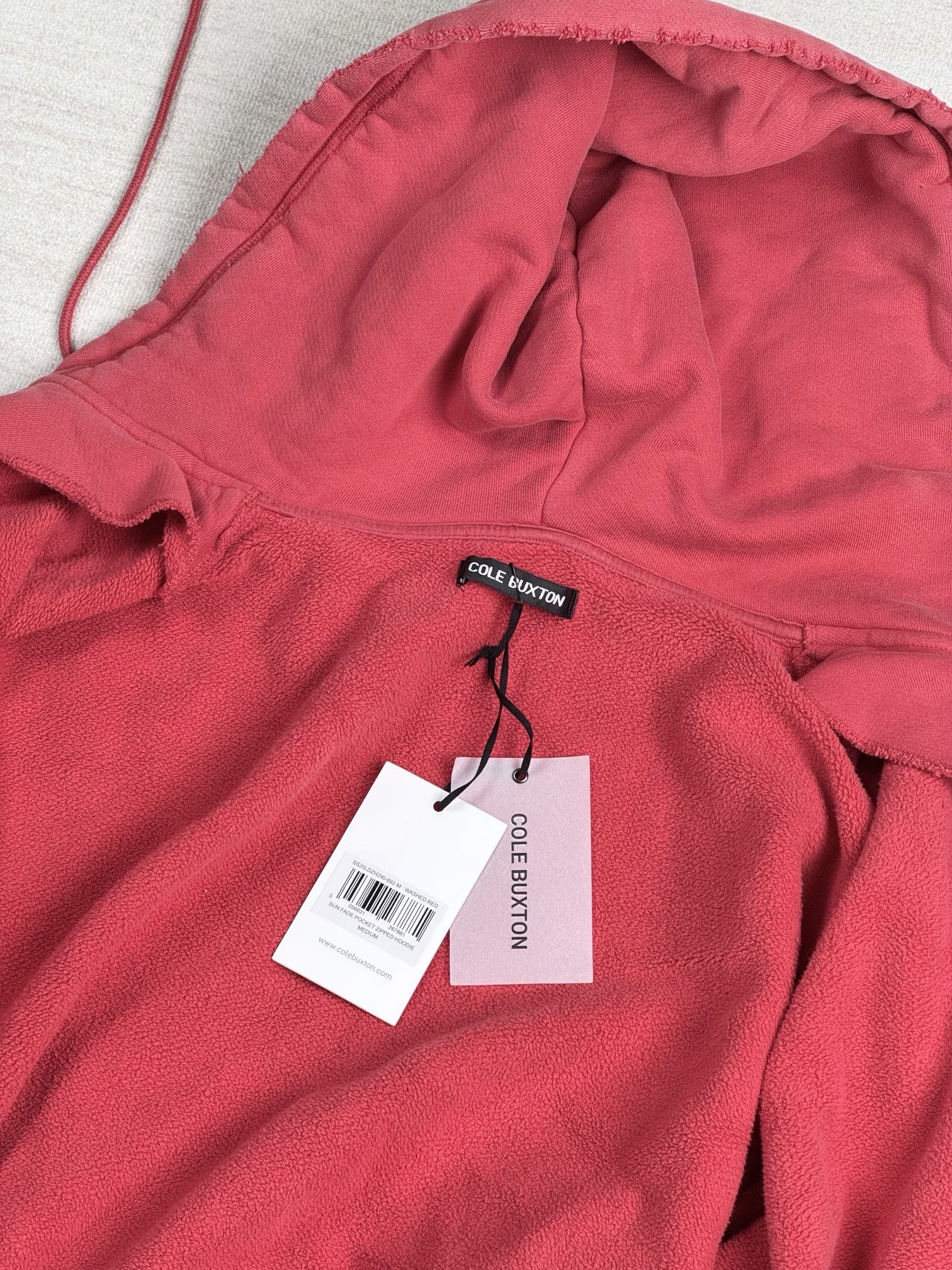 Cole Buxton SUN FADE POCKET ZIPPED HOODIE Size US L / EU 52-54 / 3 - 13 Thumbnail