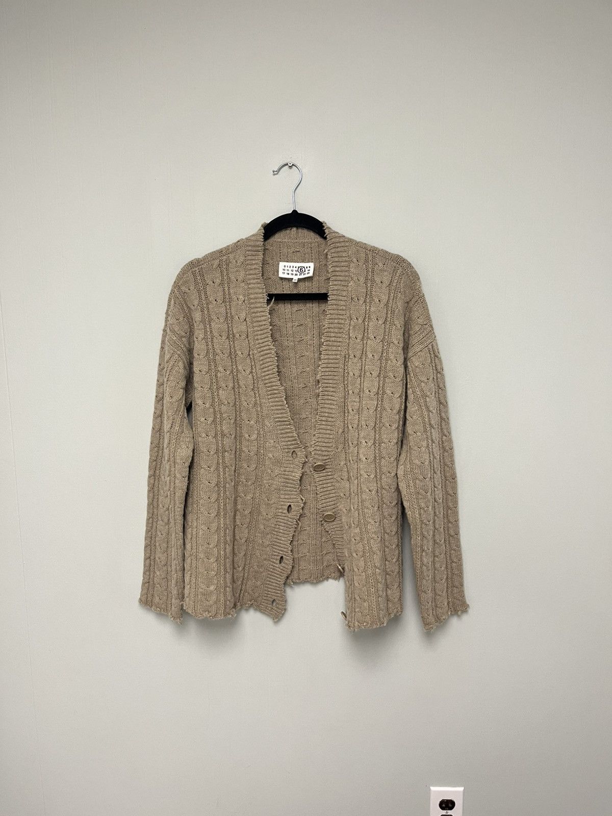 Maison Margiela Oversized Cutoff Destroyed Cardigan Size US XS / EU 42 / 0 - 10 Thumbnail