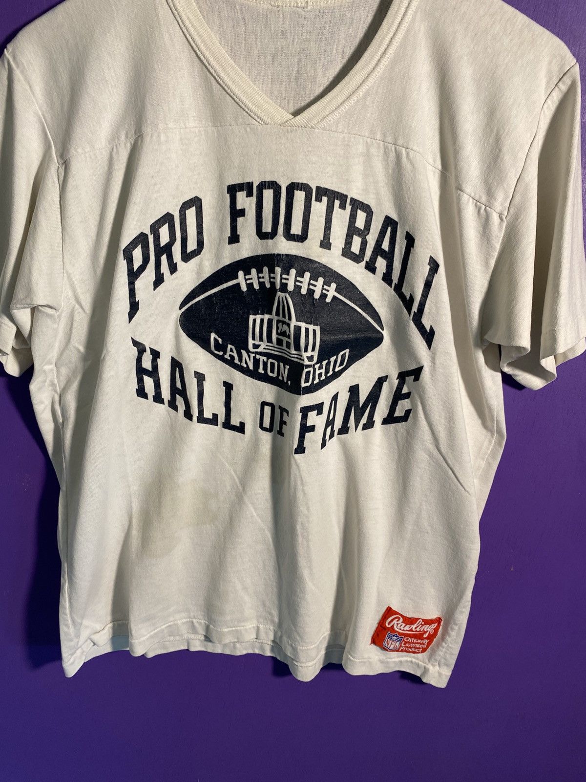 Other Vintage 80s Rawlings pro football hall of fame jersey shirt Size US M / EU 48-50 / 2 - 3 Thumbnail